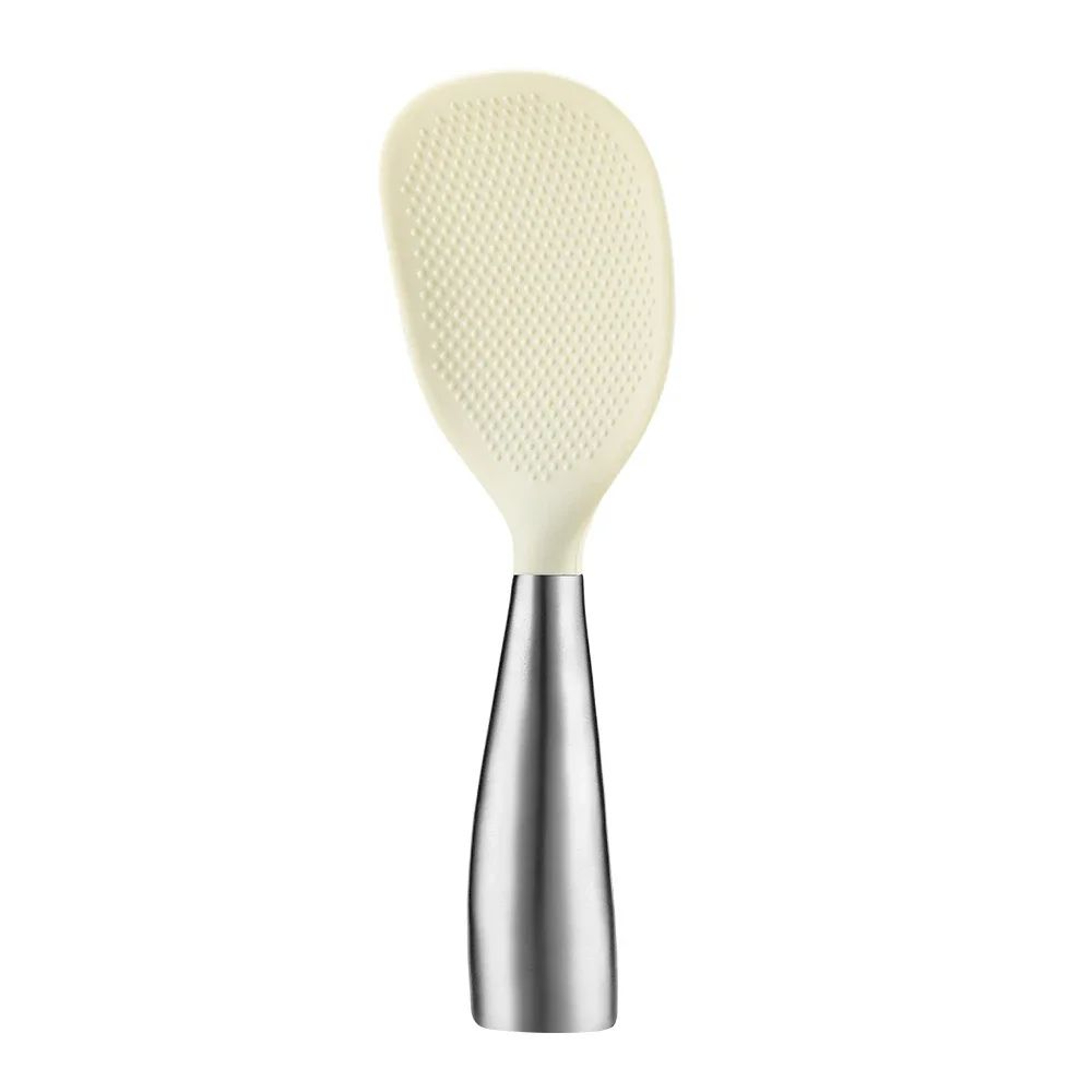 HeatResistant Silicone Nonstick Cooking Spoon  AntiScald Kitchen Rice  Pot Stirring Spoon 3