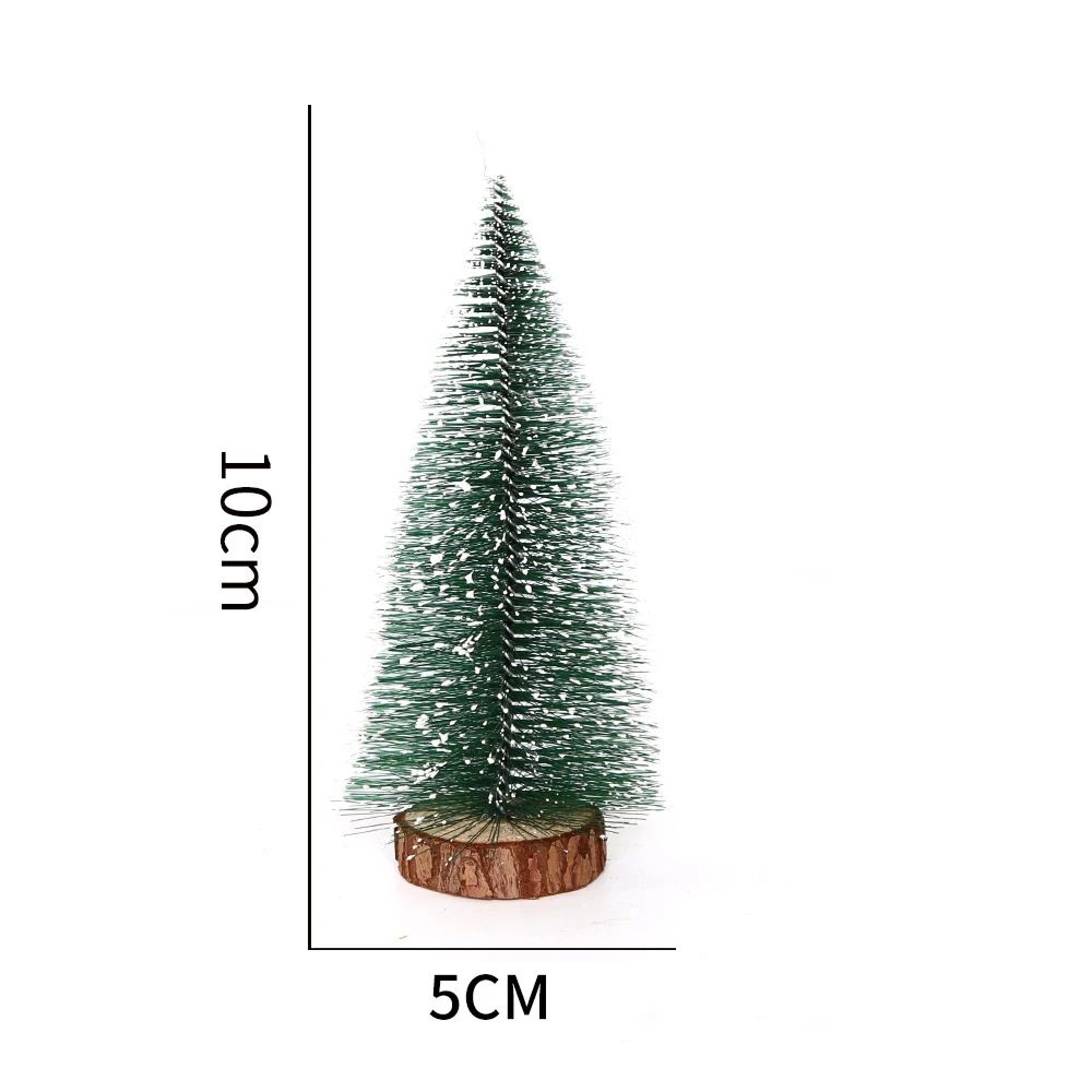 Snow Flocked Mini Christmas Trees  DIY Miniature Pine Decorations For Holiday Displays 2
