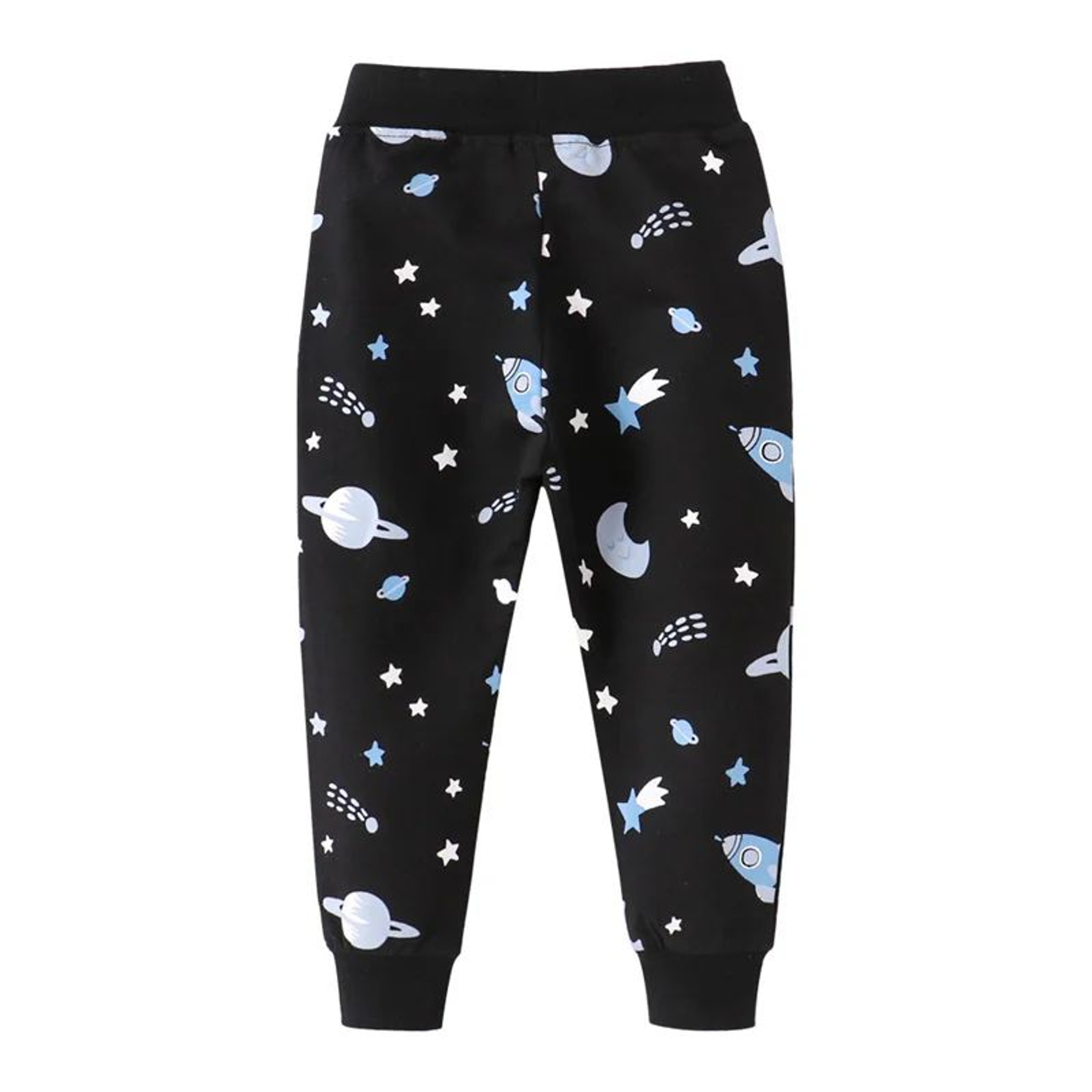 Jumping Meters Kids Space Print Sweatpants  Cotton Drawstring Harem Pants For Boys 2T7T 4