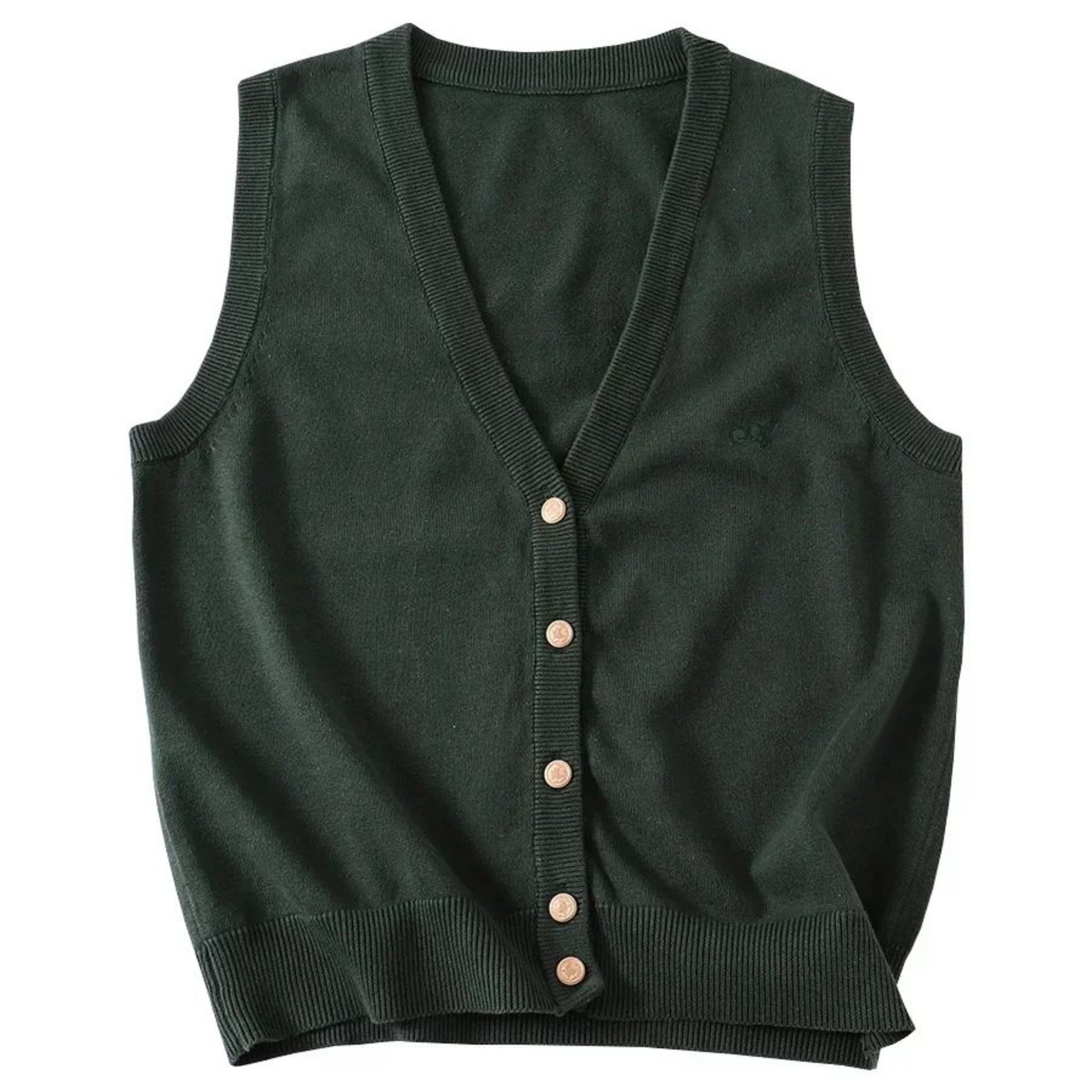 Japanese JK School Uniform Knit Vest Cardigan  Korean Gyaru Style Student Sweater For Women 8