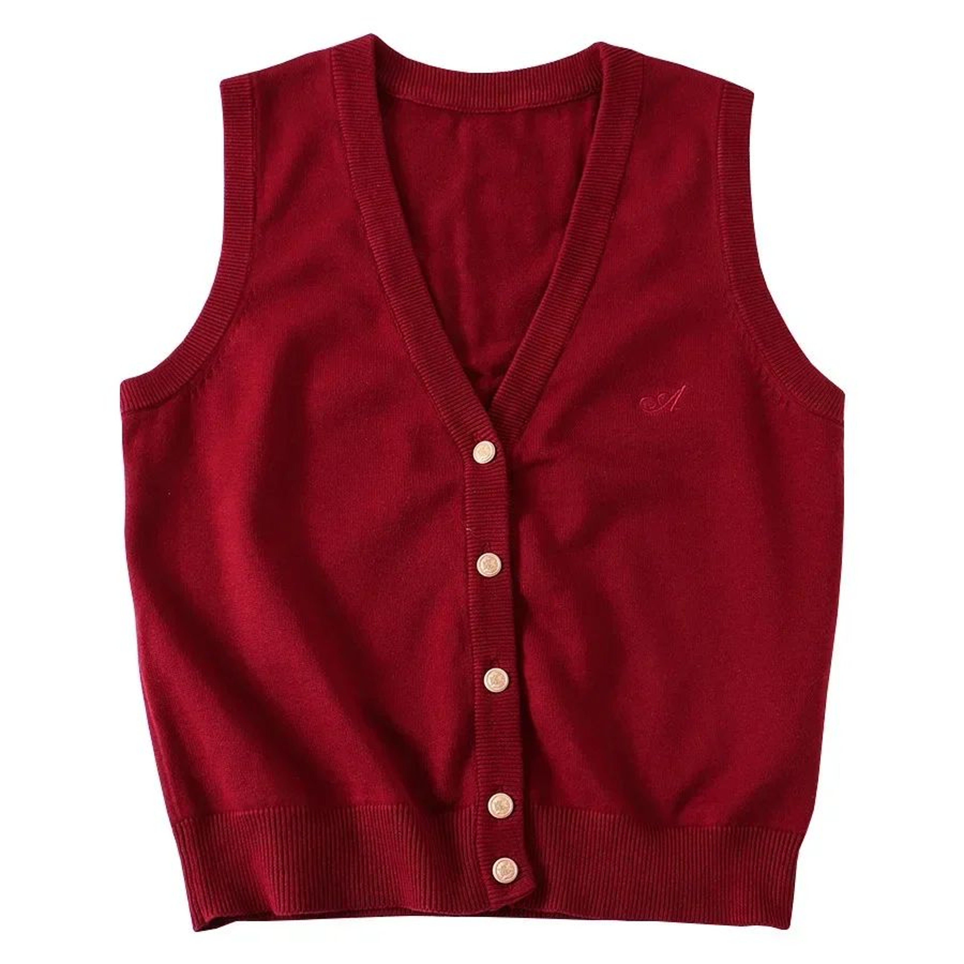 Japanese JK School Uniform Knit Vest Cardigan  Korean Gyaru Style Student Sweater For Women 15