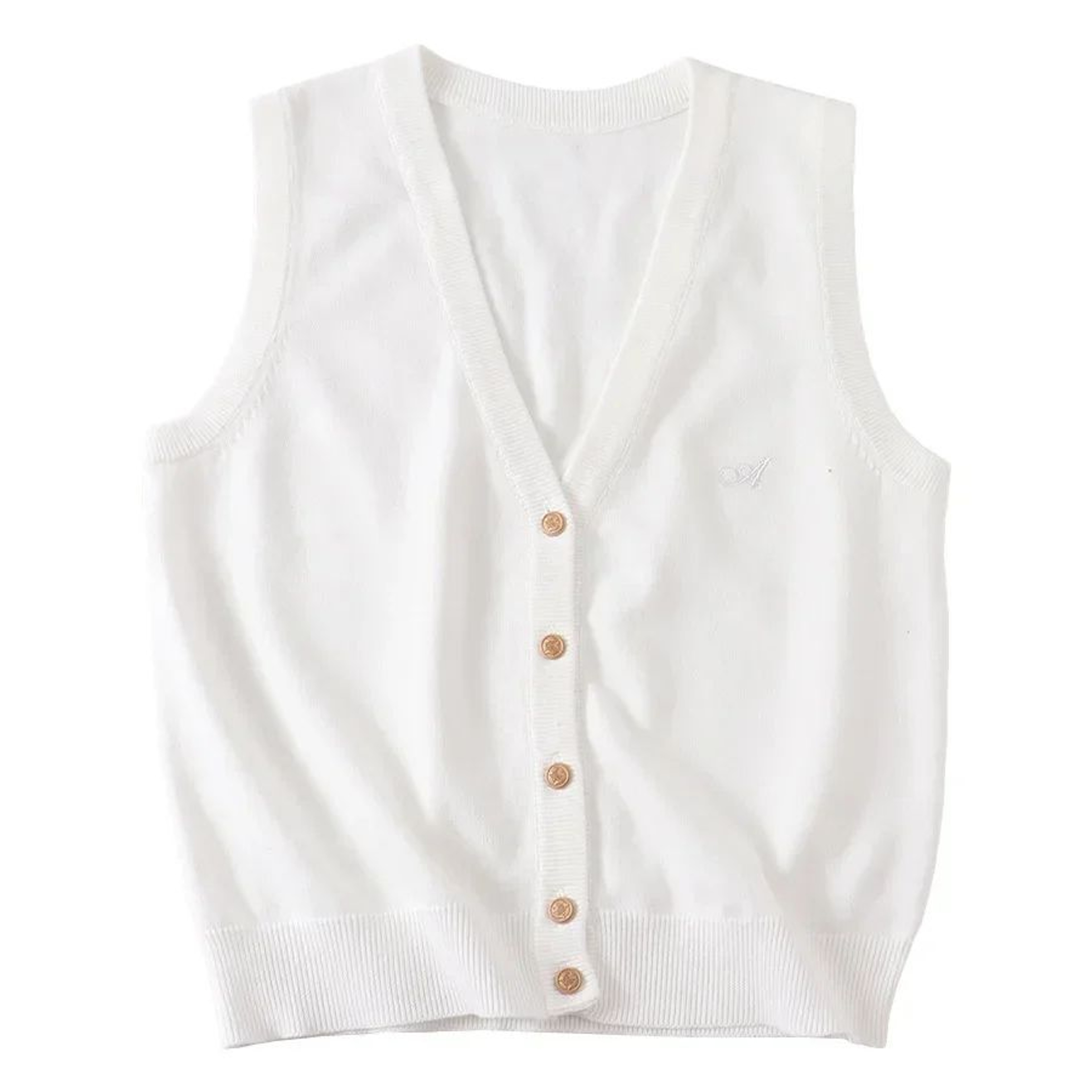Japanese JK School Uniform Knit Vest Cardigan  Korean Gyaru Style Student Sweater For Women 16