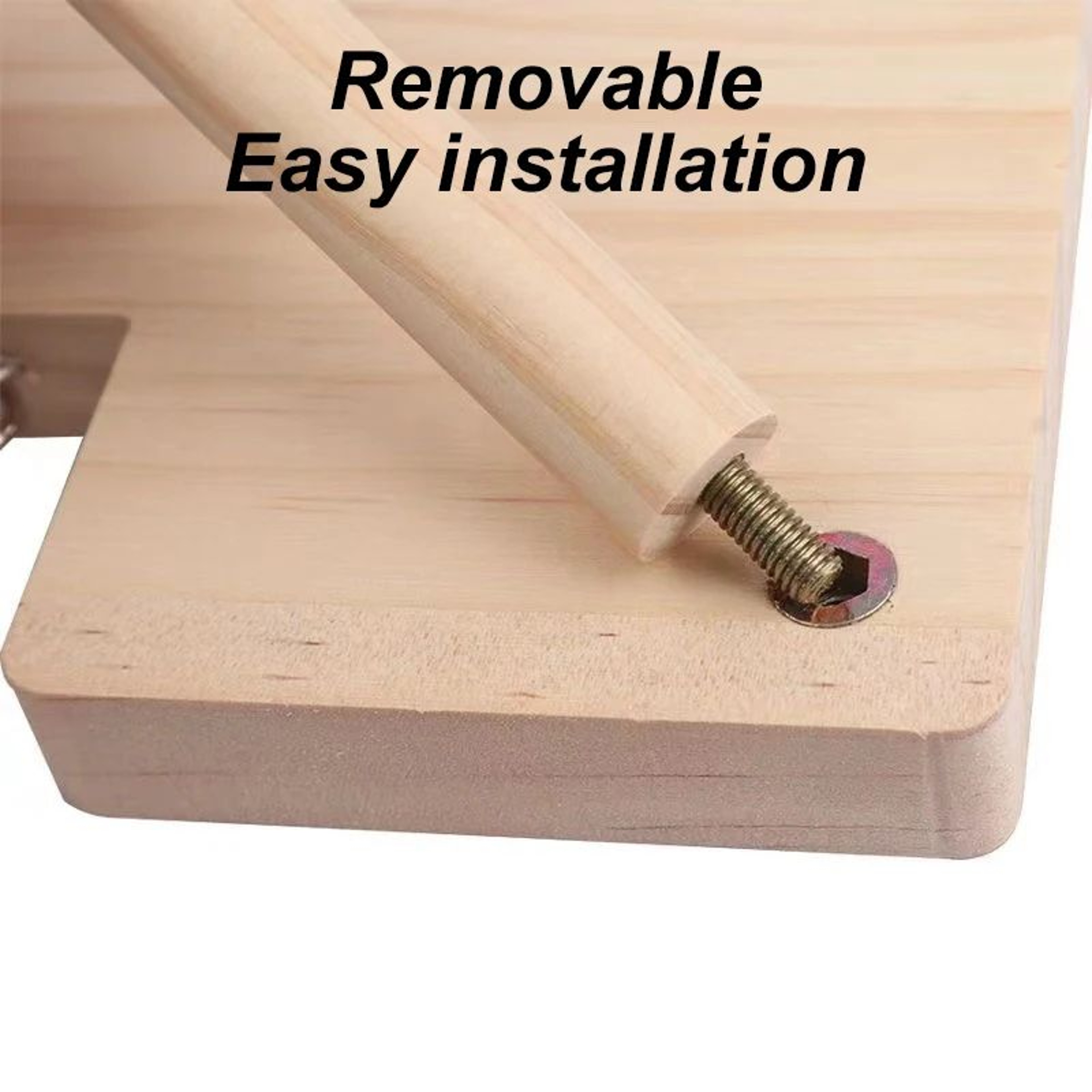 Wooden Hamster Ladder Platform Playground  Climbing Stairs Jumping Board Toy For Small Pets Cage 0