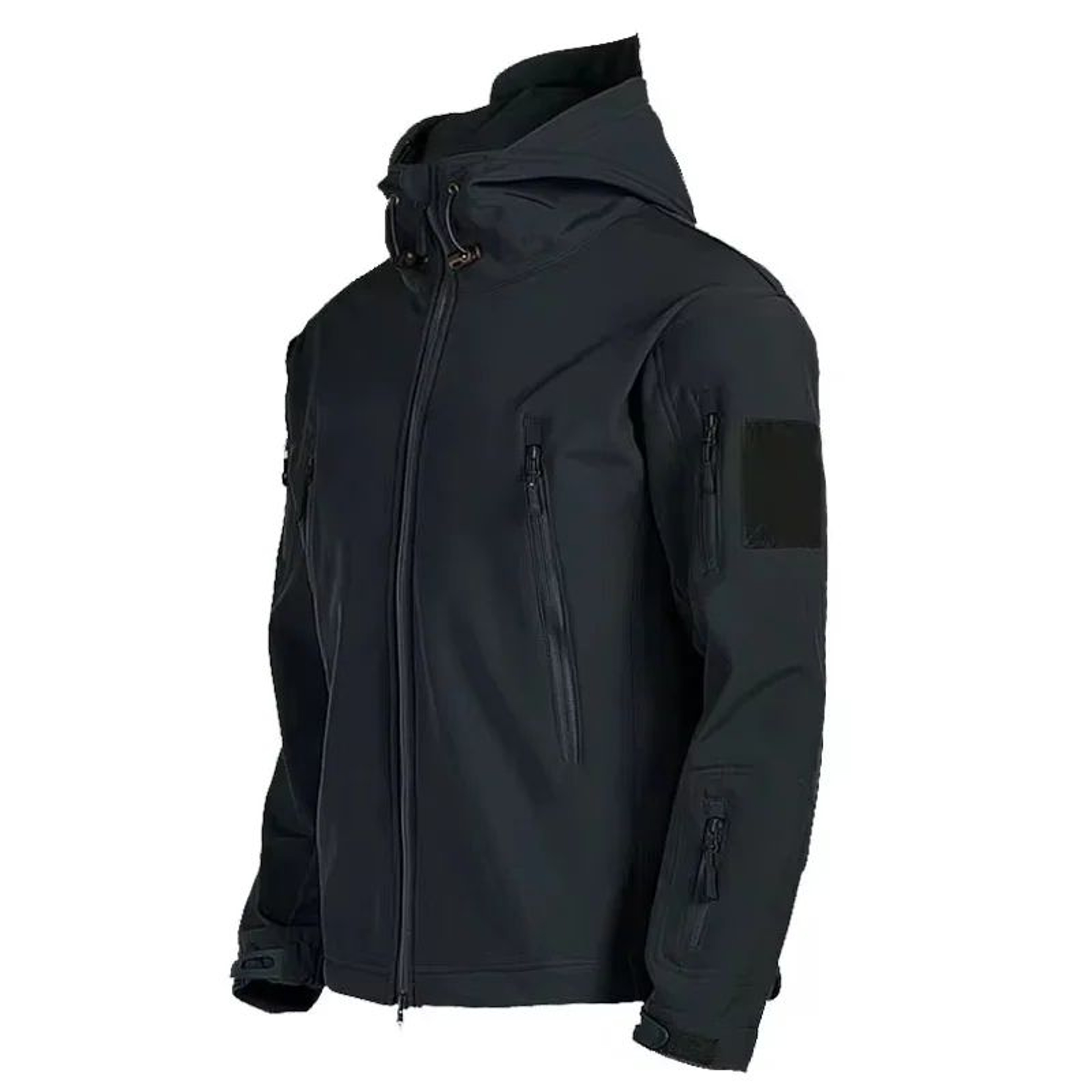Mens Tactical Shark Skin Soft Shell Jacket  Windproof Waterproof Military Hooded Combat Bomber Coat 2