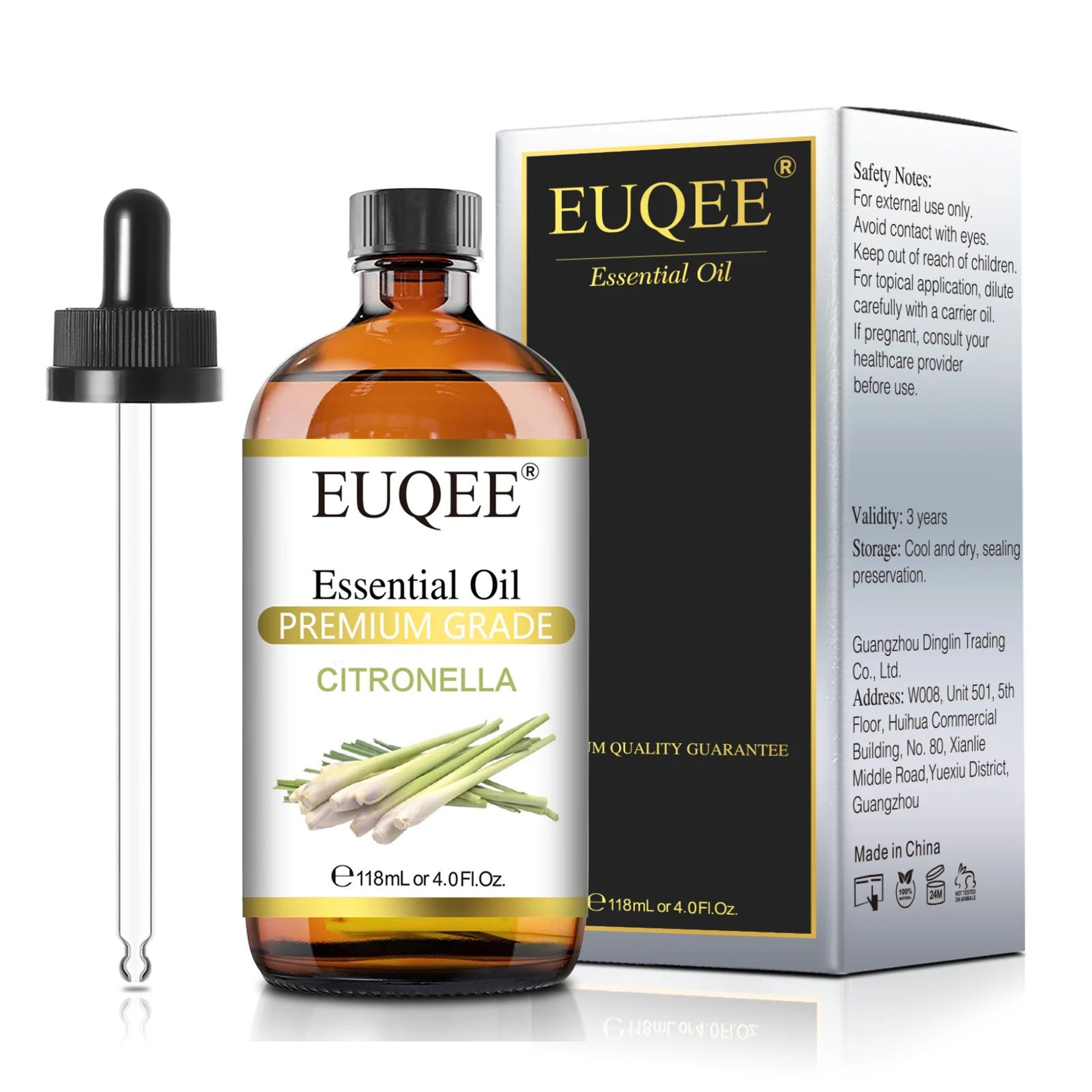 EUQEE 399 Fl Oz Essential Oil With Glass Dropper  Lavender Jasmine Eucalyptus Vanilla  Peppermint A 21