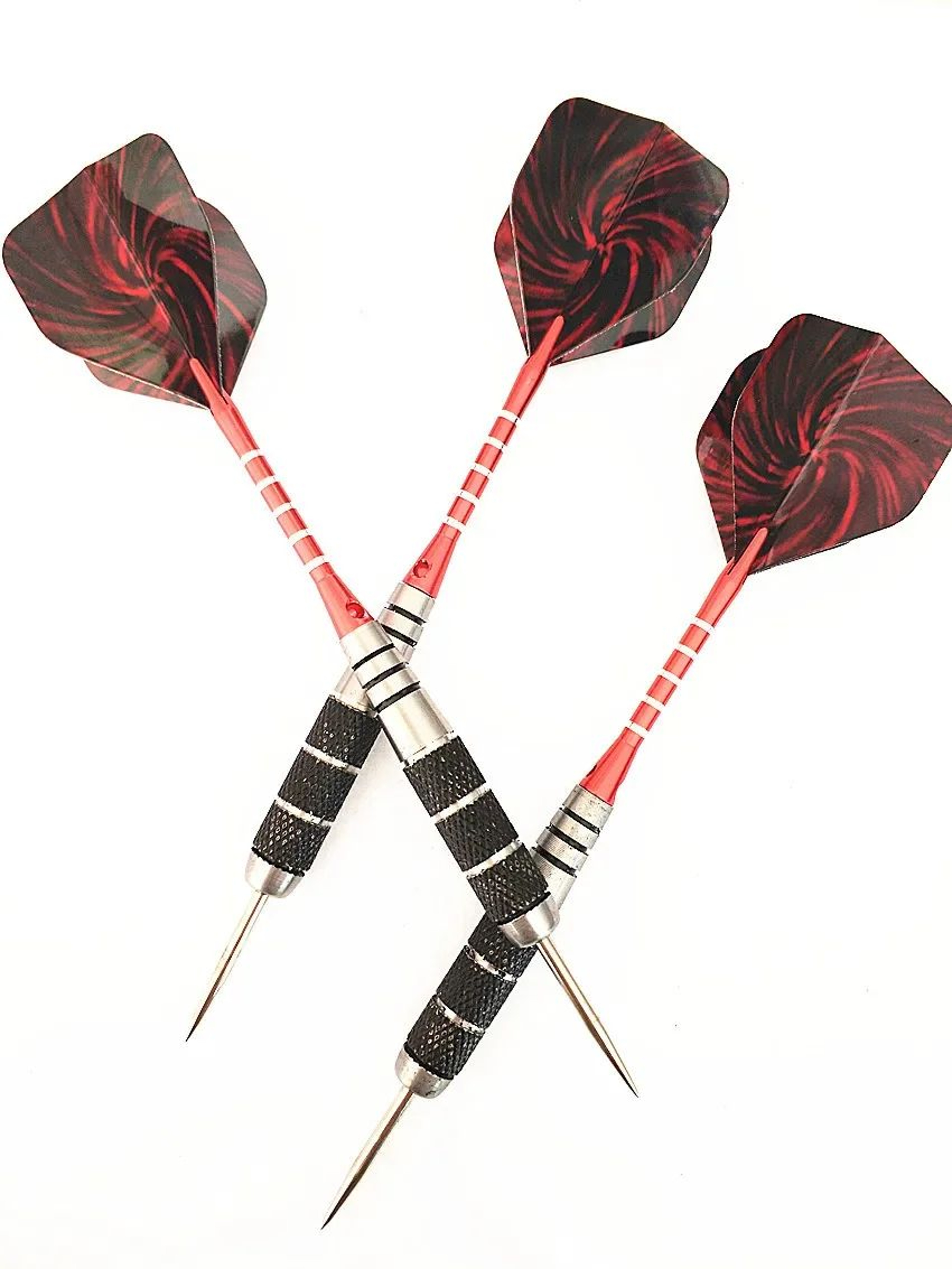 Professional Steel Tip Dart Set  High Precision Darts With Aluminum Shafts  Flights 6