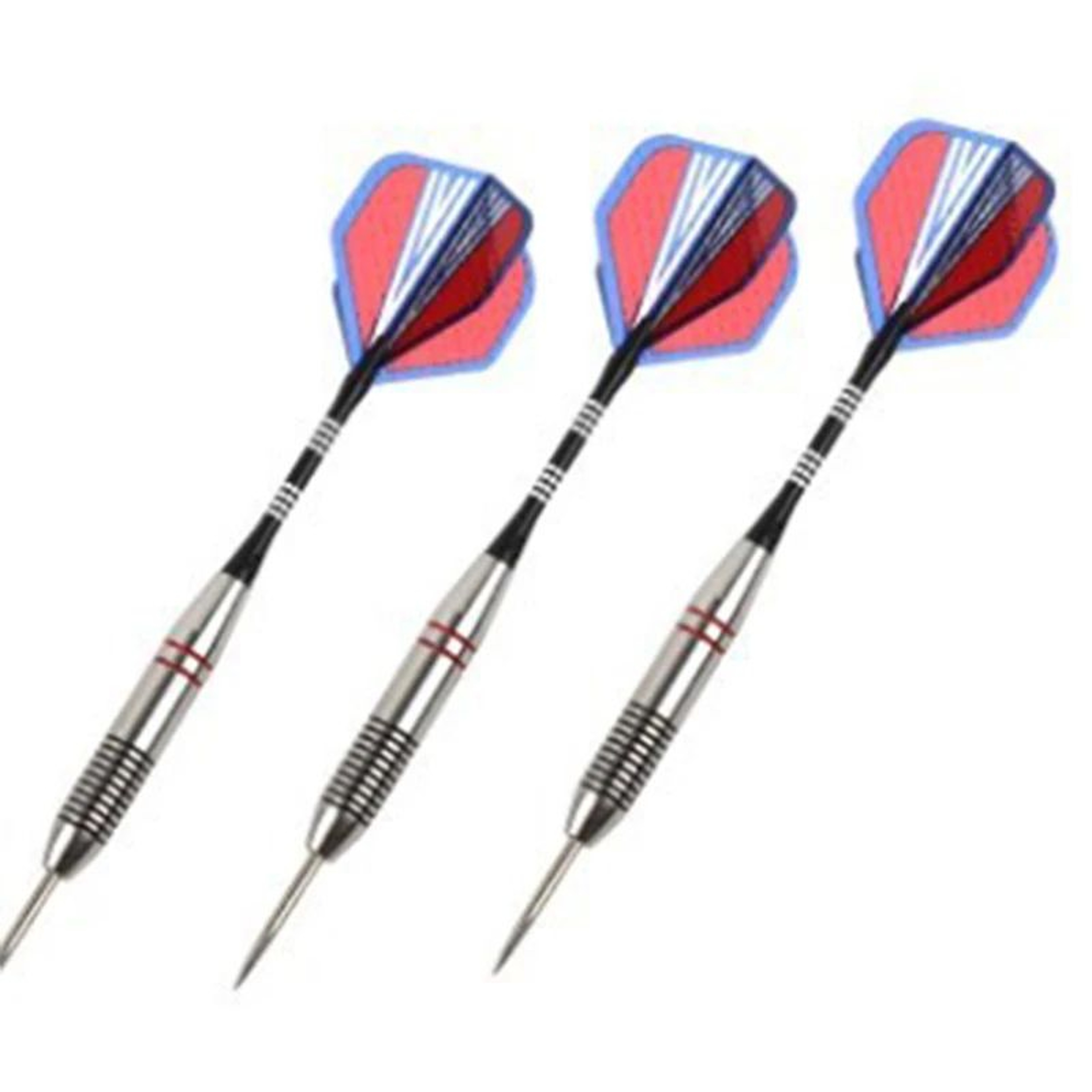 Professional Steel Tip Dart Set  Precision Darts With Aluminum Shafts  Dart Flights 6