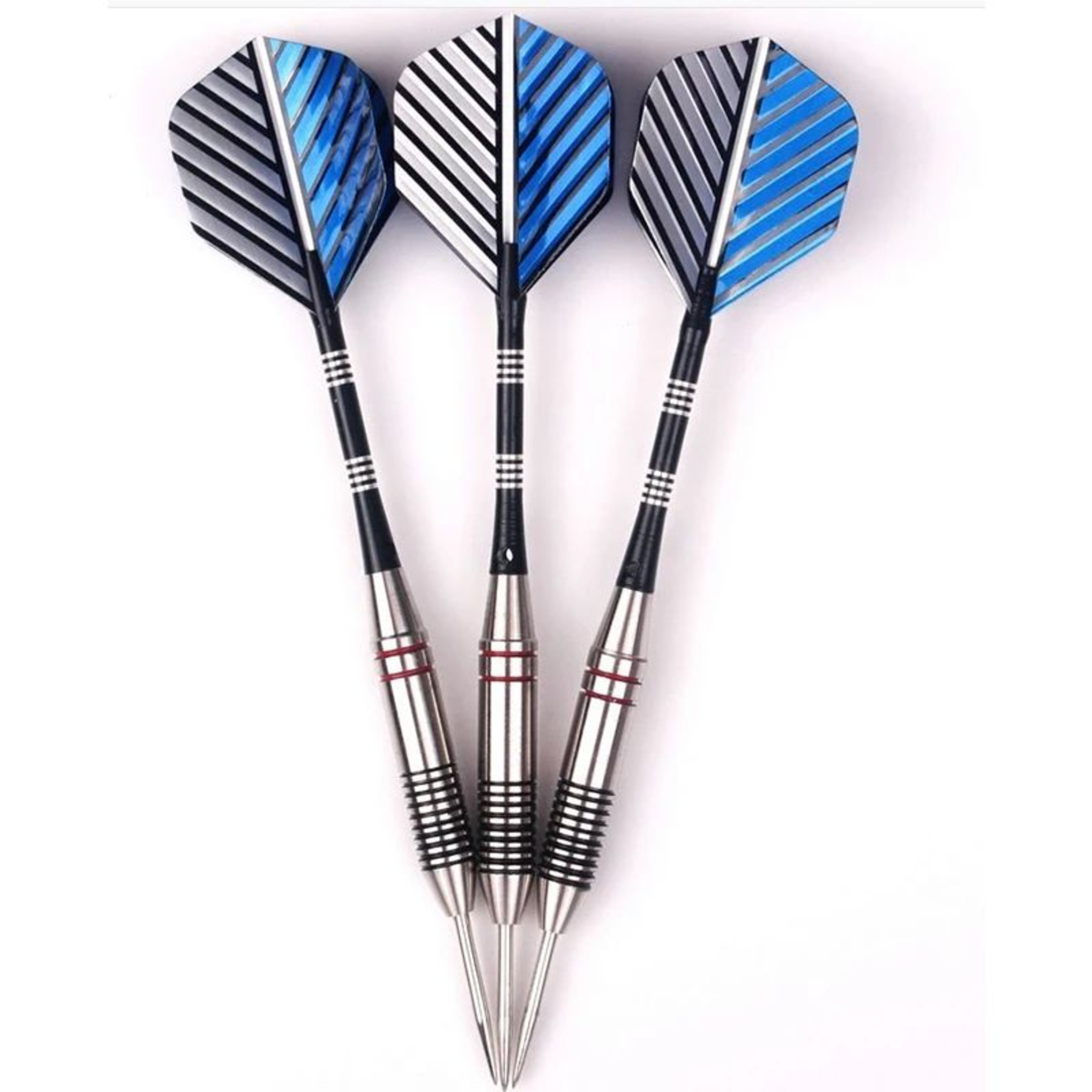 Professional Steel Tip Dart Set  Precision Darts With Aluminum Shafts  Dart Flights 8
