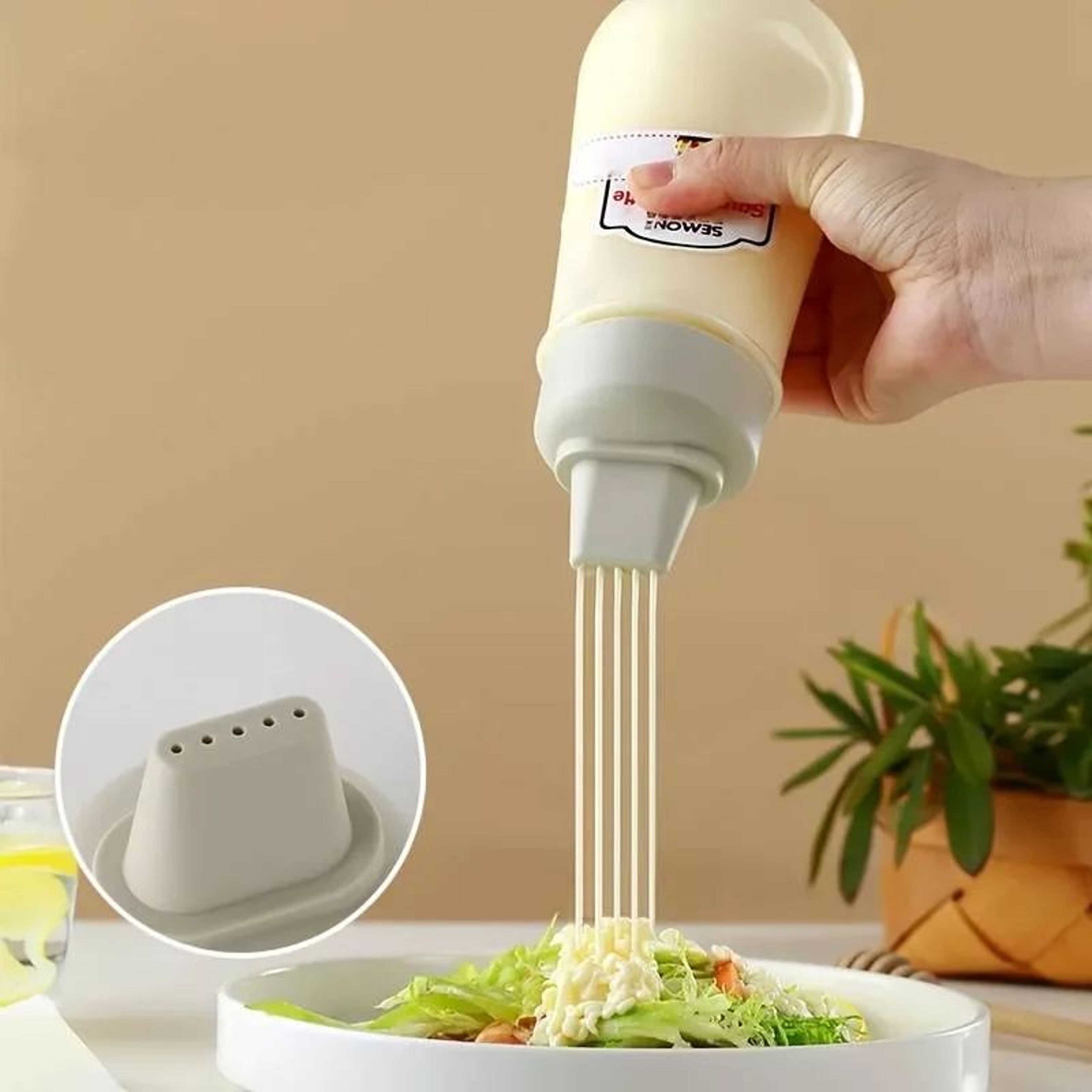 LeakProof Squeeze Sauce Bottle Set  Refillable Condiment Dispenser For Ketchup Salad Dressing Honey 0