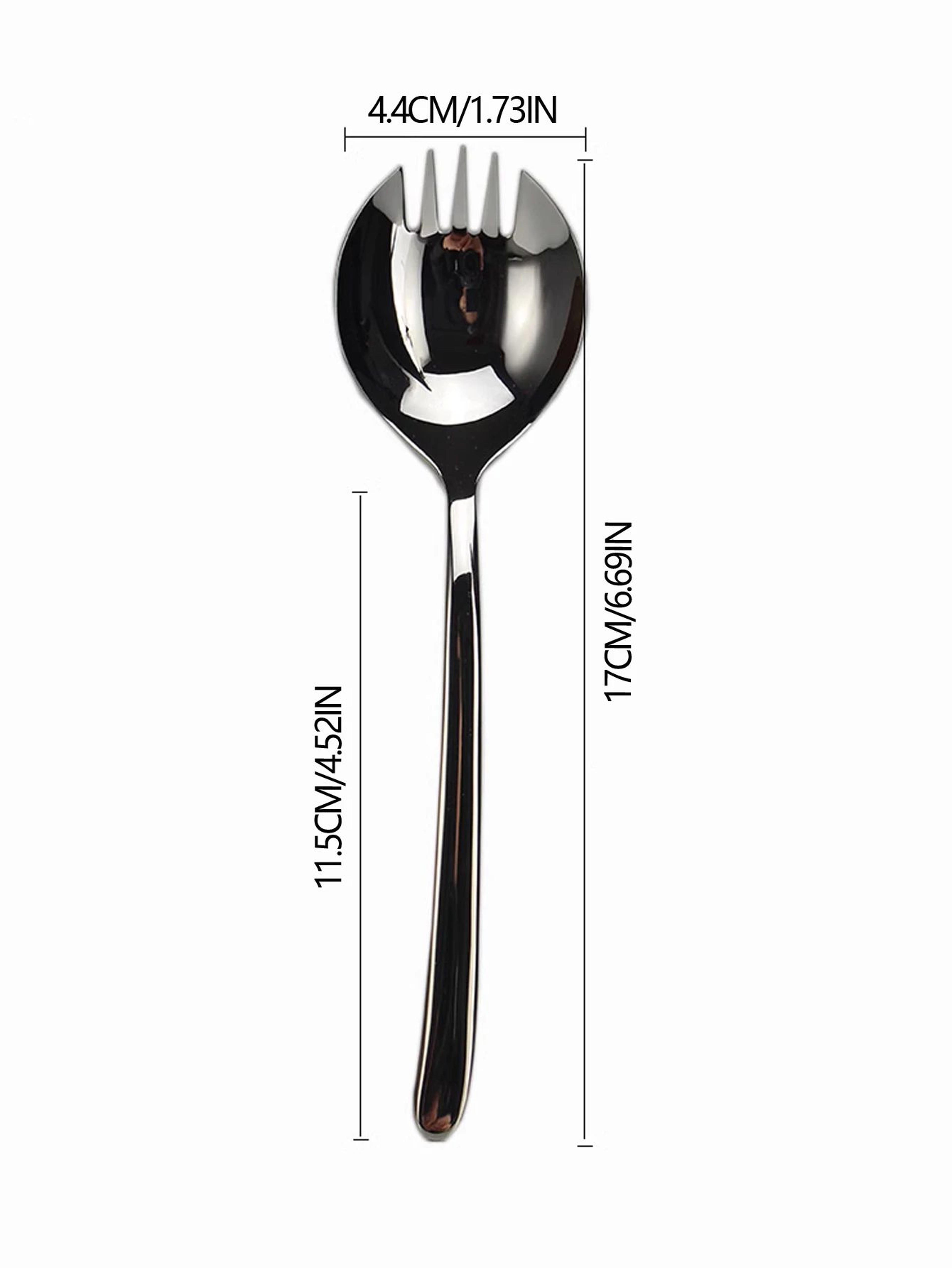 304 Stainless Steel Salad Forks Set  Reusable Dessert Fruit  Appetizer Spork Utensils 5