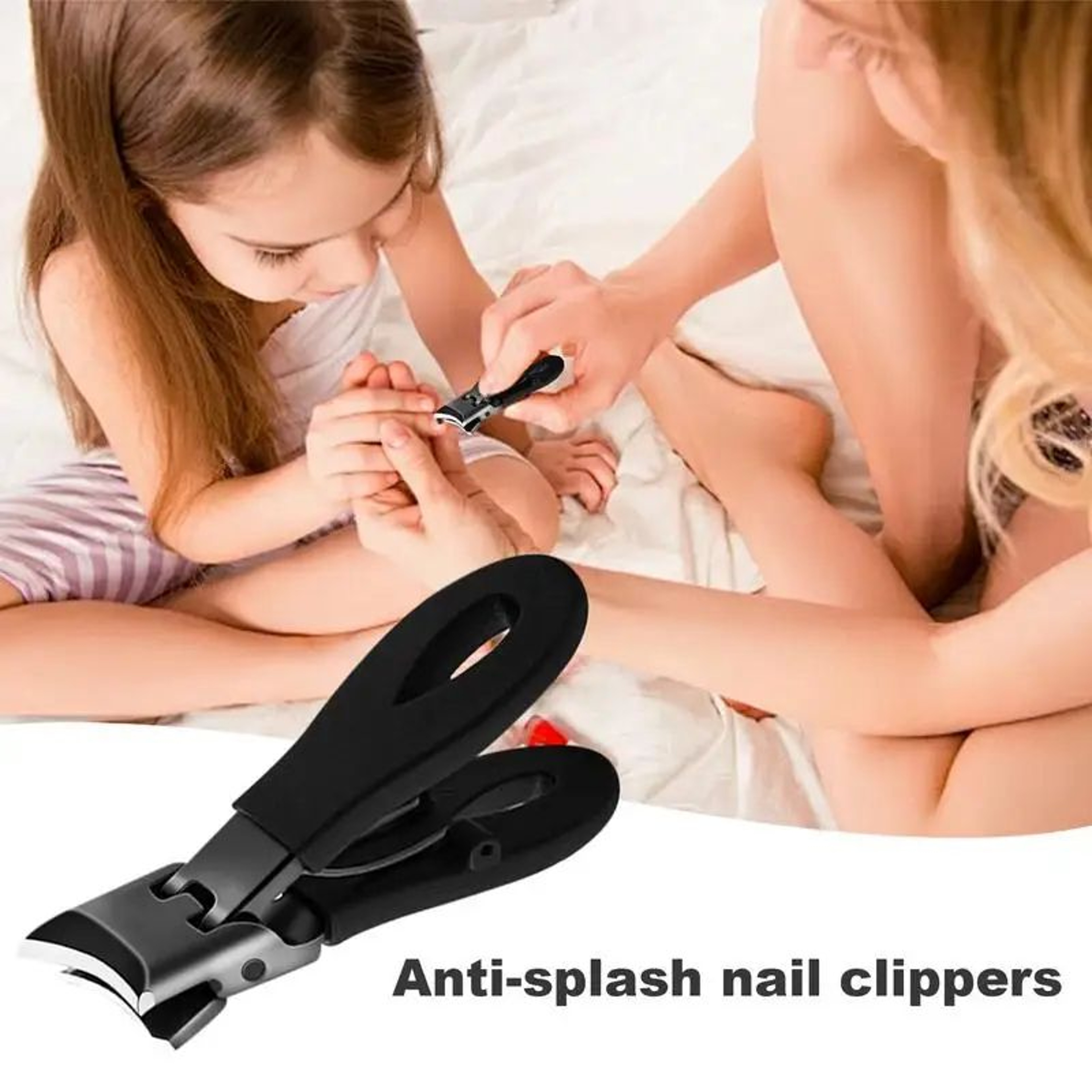 Wide Jaw Slanted Nail Clippers  Curved Precision Toenail Cutter For Thick Nails  Travel Grooming 1