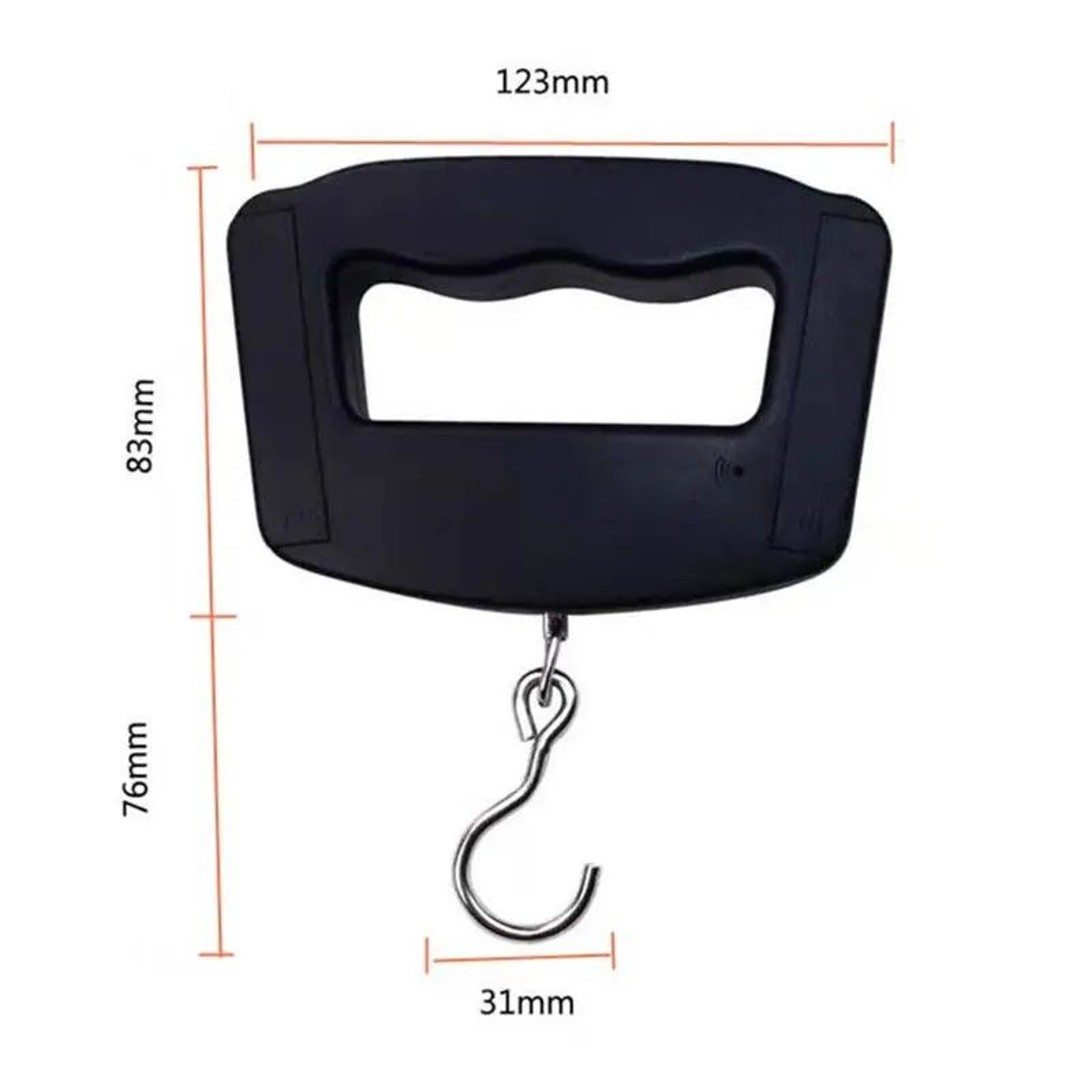 Portable Digital Hanging Scale 110 Lb  LCD Fish  Luggage Weighing Scale With Hook  Strap 4