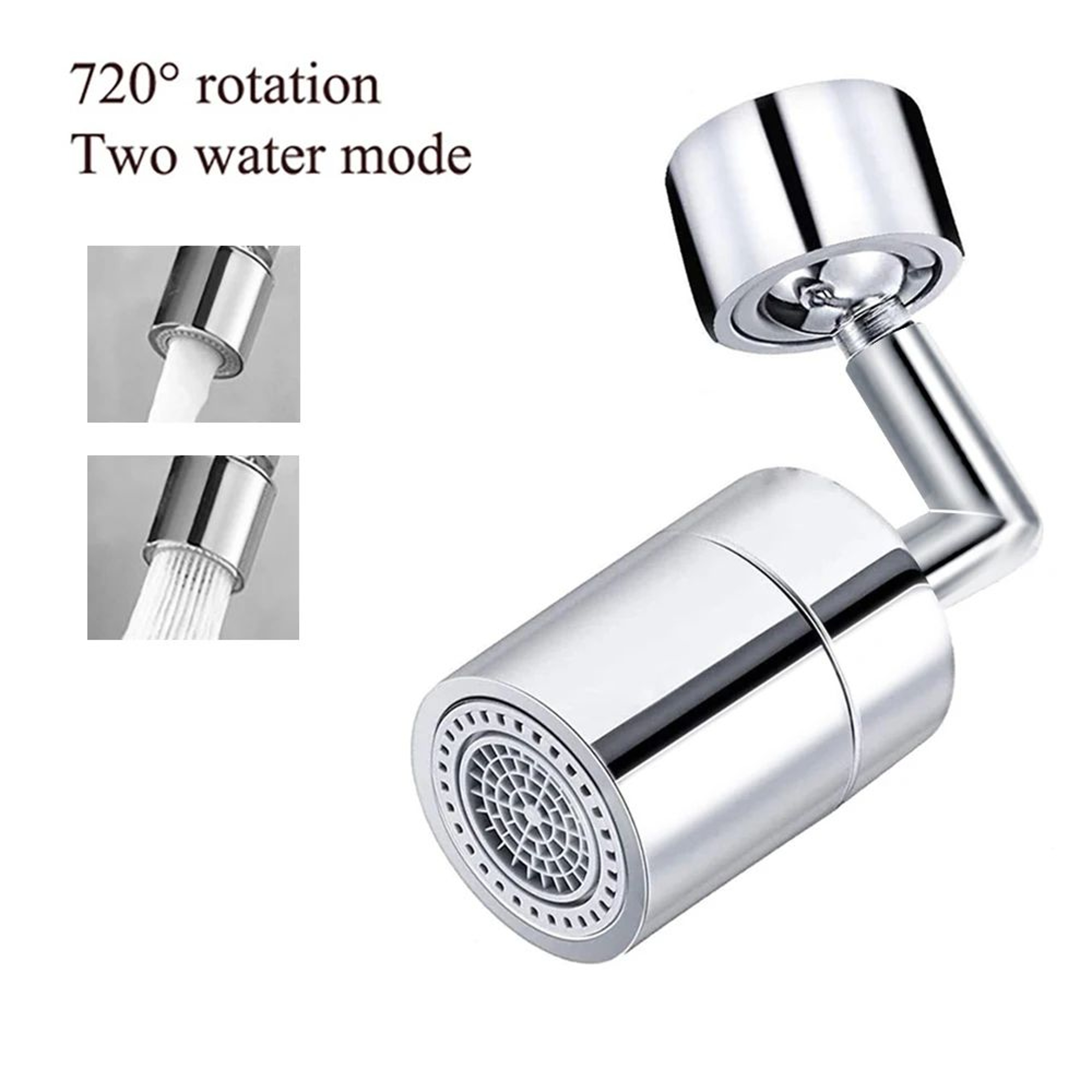 720 Rotatable Faucet Aerator  AntiSplash Water Saving Tap Nozzle Extender For Kitchen  Bathroom 7