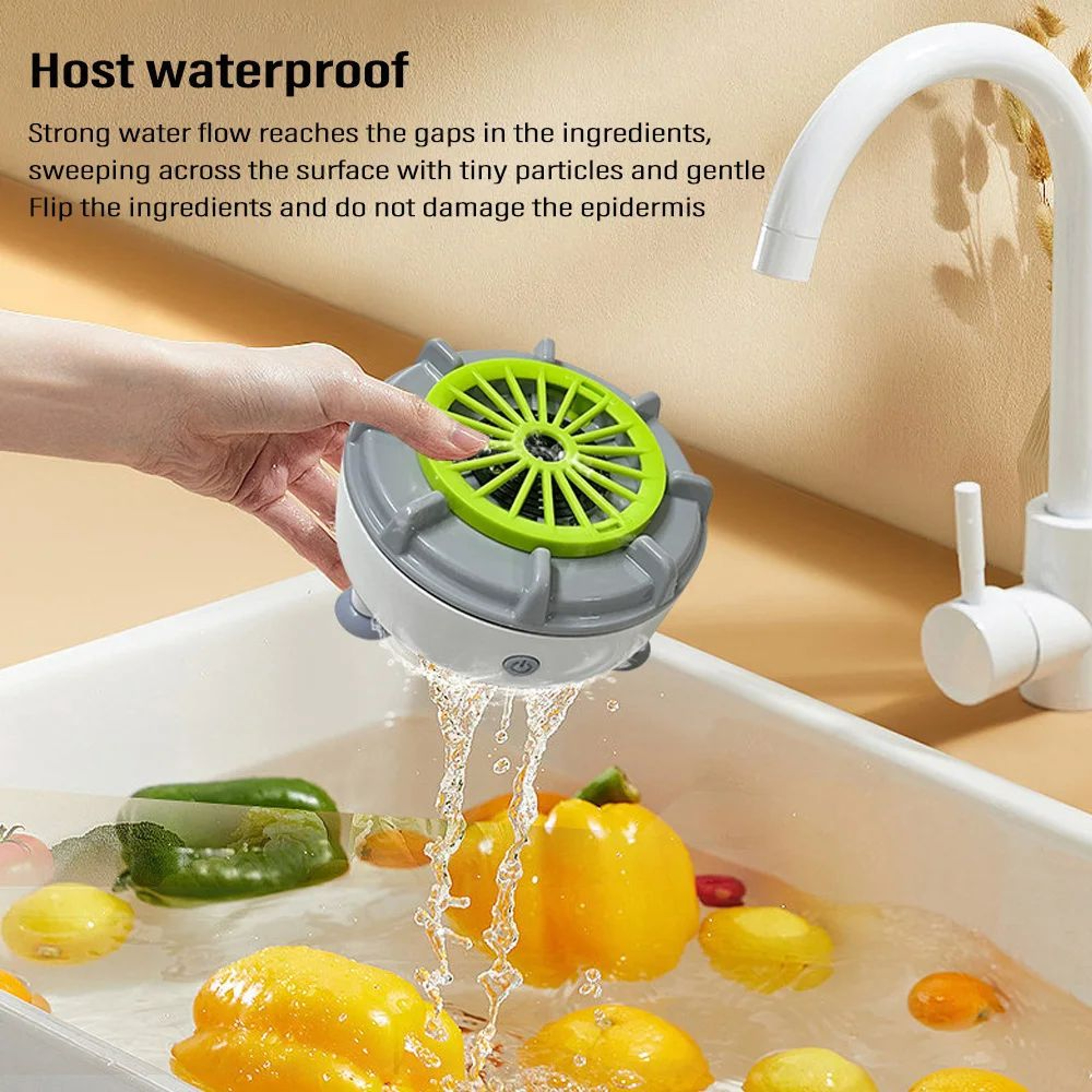 AquaWave USB Rechargeable Fruit  Vegetable Purifier Cleaner 0