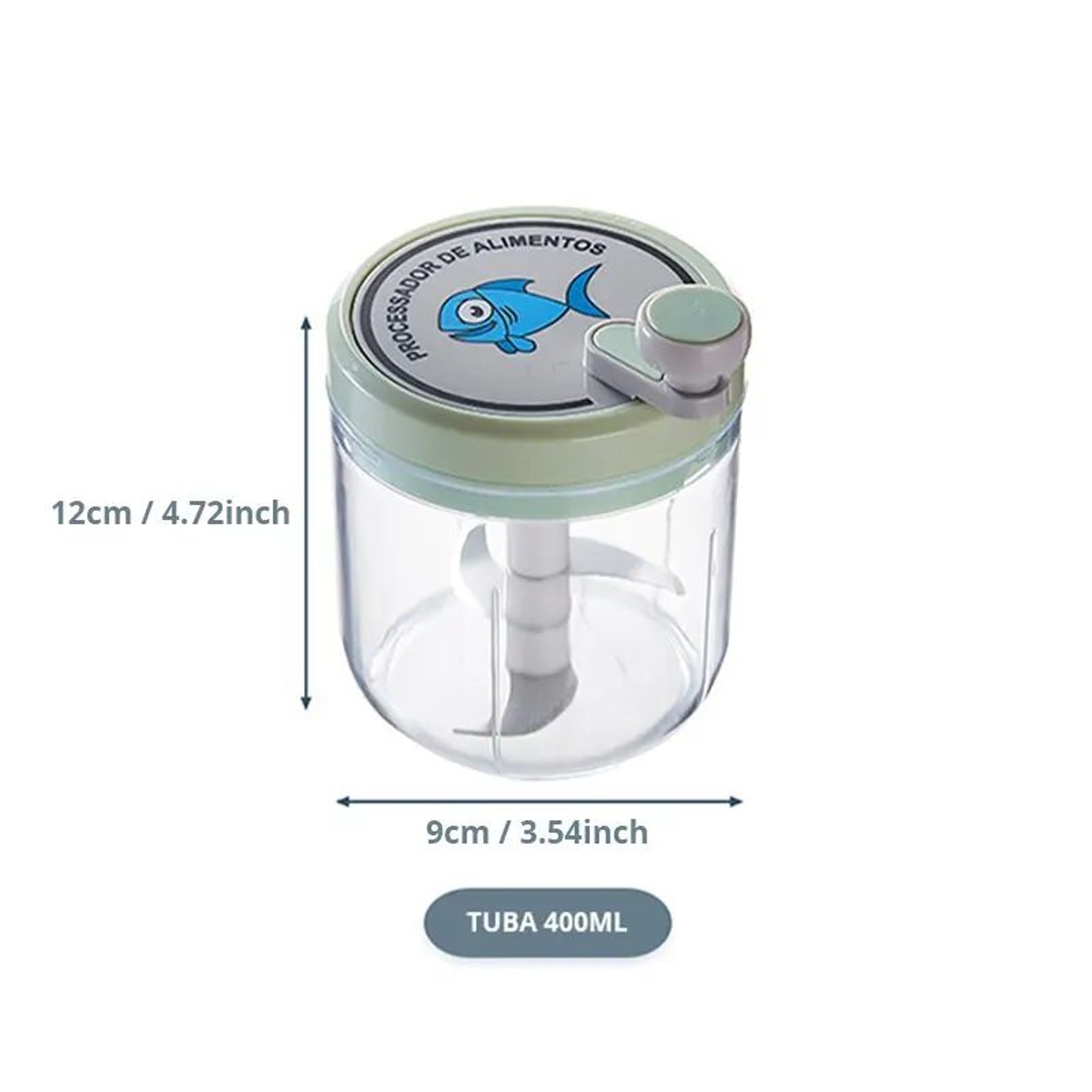 QuickPull 5in1 Manual Food Chopper Vegetable Onion Garlic Crusher Pull Mincer Blender Kitchen Gadge 5