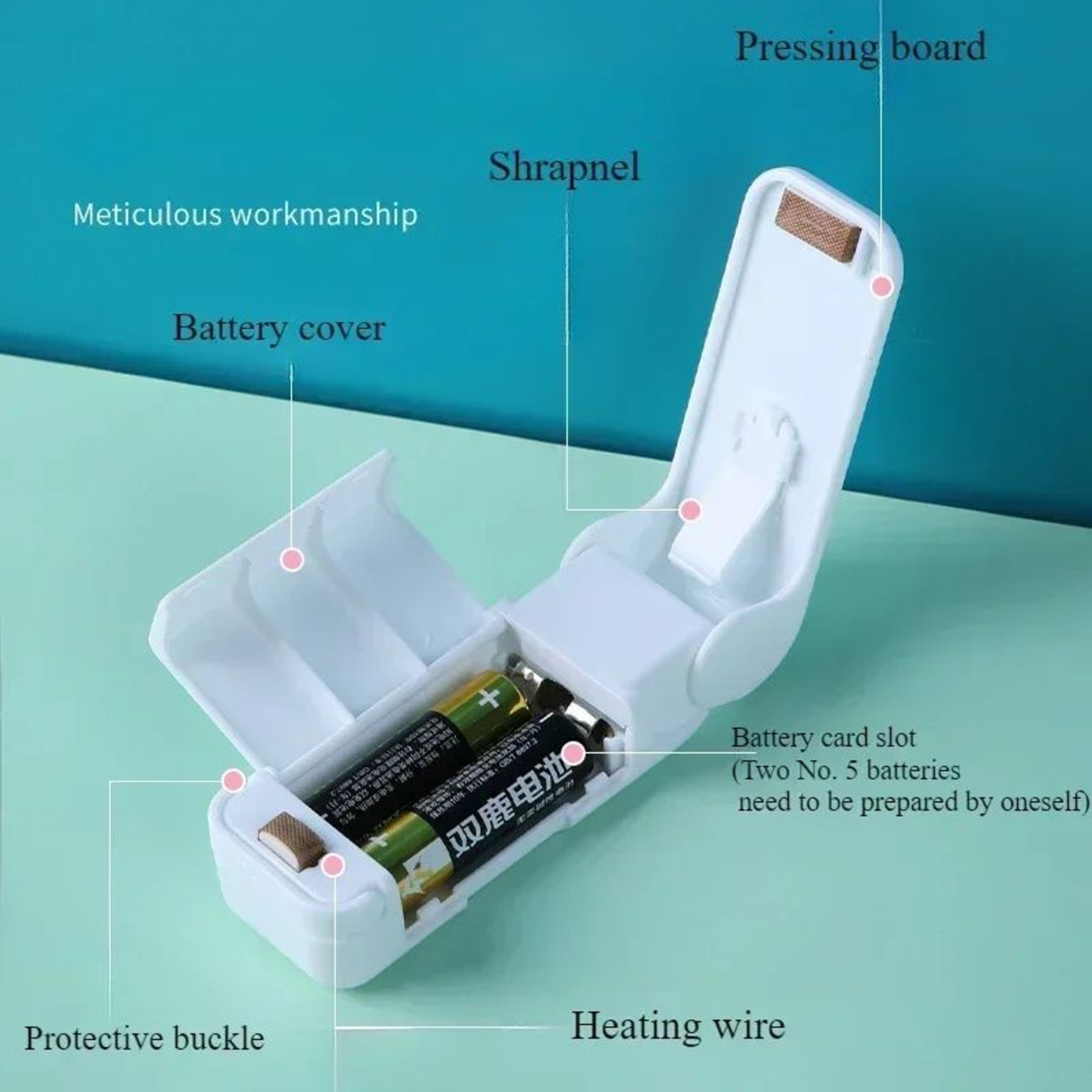 Mini Heat Bag Sealer  Portable Plastic Food Sealing Machine For Snack Storage 3