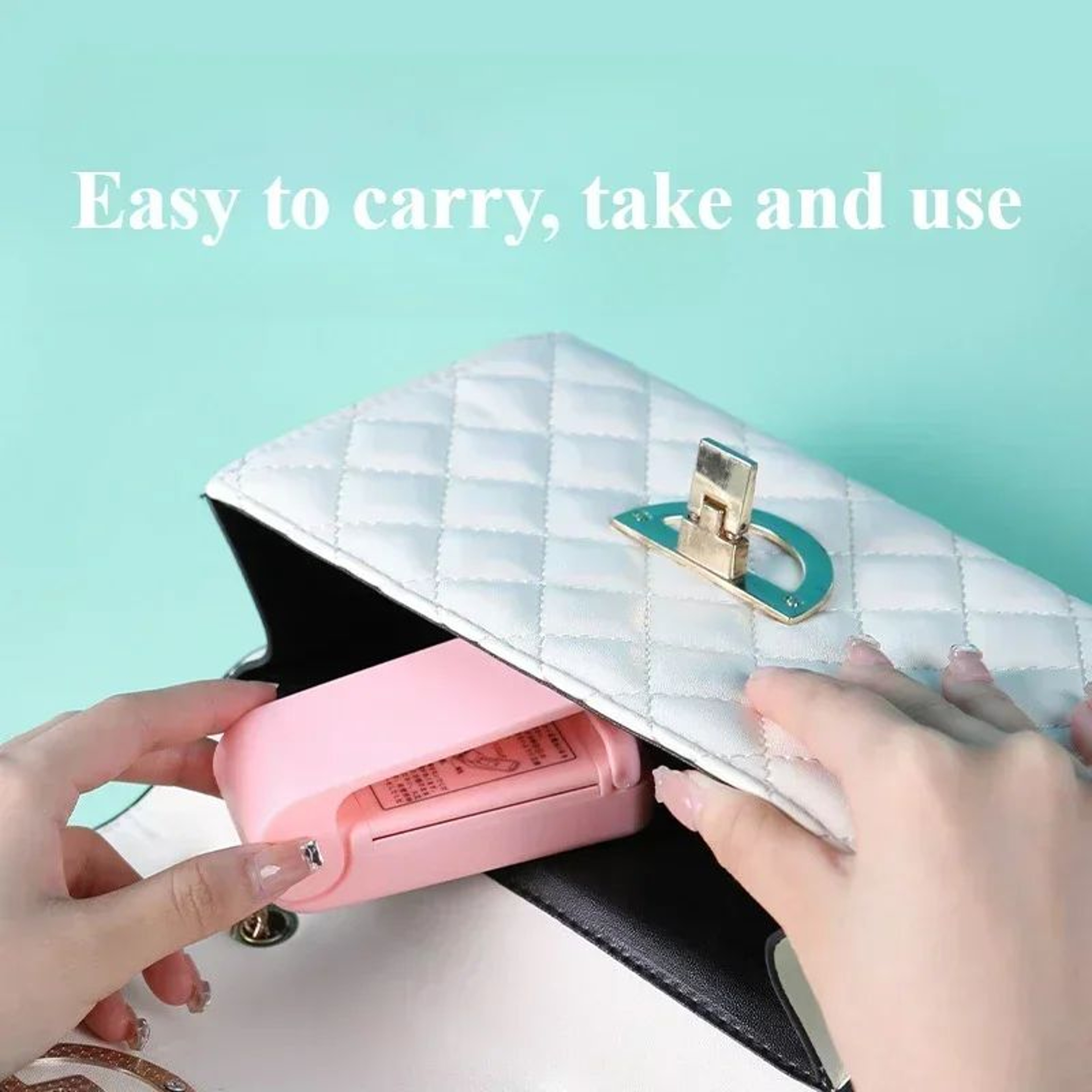Mini Heat Bag Sealer  Portable Plastic Food Sealing Machine For Snack Storage 4