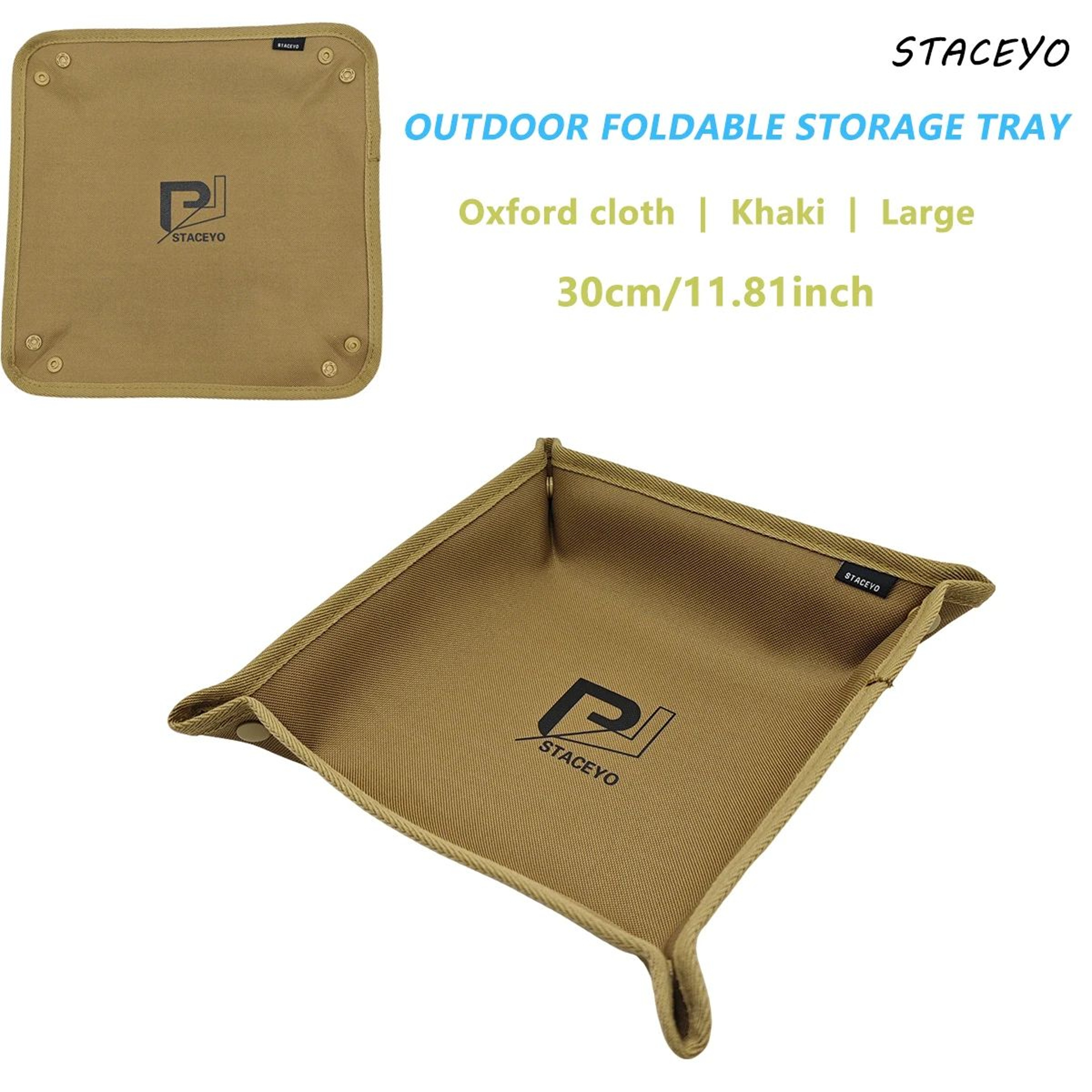 Foldable Oxford Fabric Desktop Organizer Tray For Office Camping Gear Storage  Travel Essentials 7