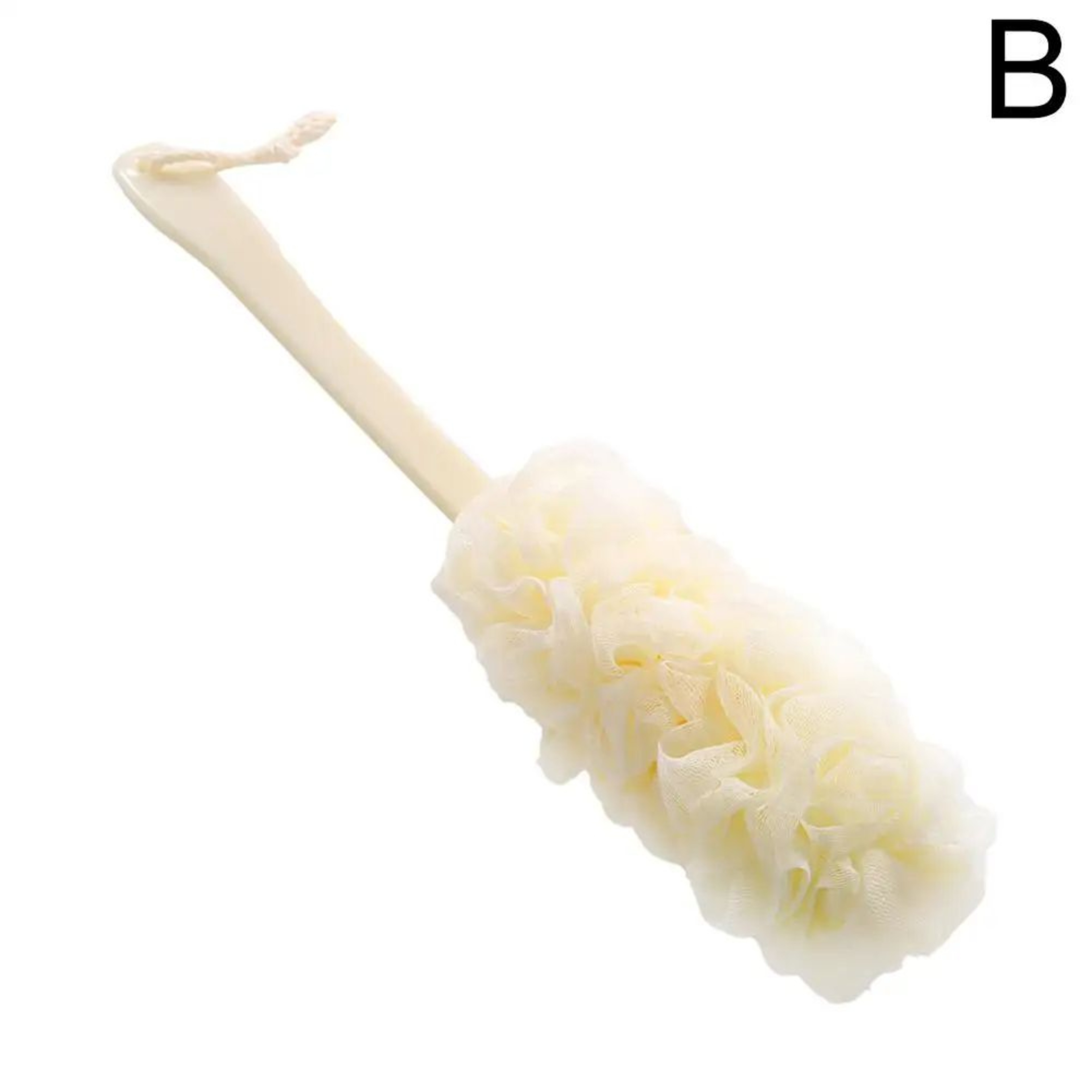 Long Handle Mesh Loofah Bath Brush  Shower Body Scrubber With Soft Bubble Exfoliating Cleaner 6