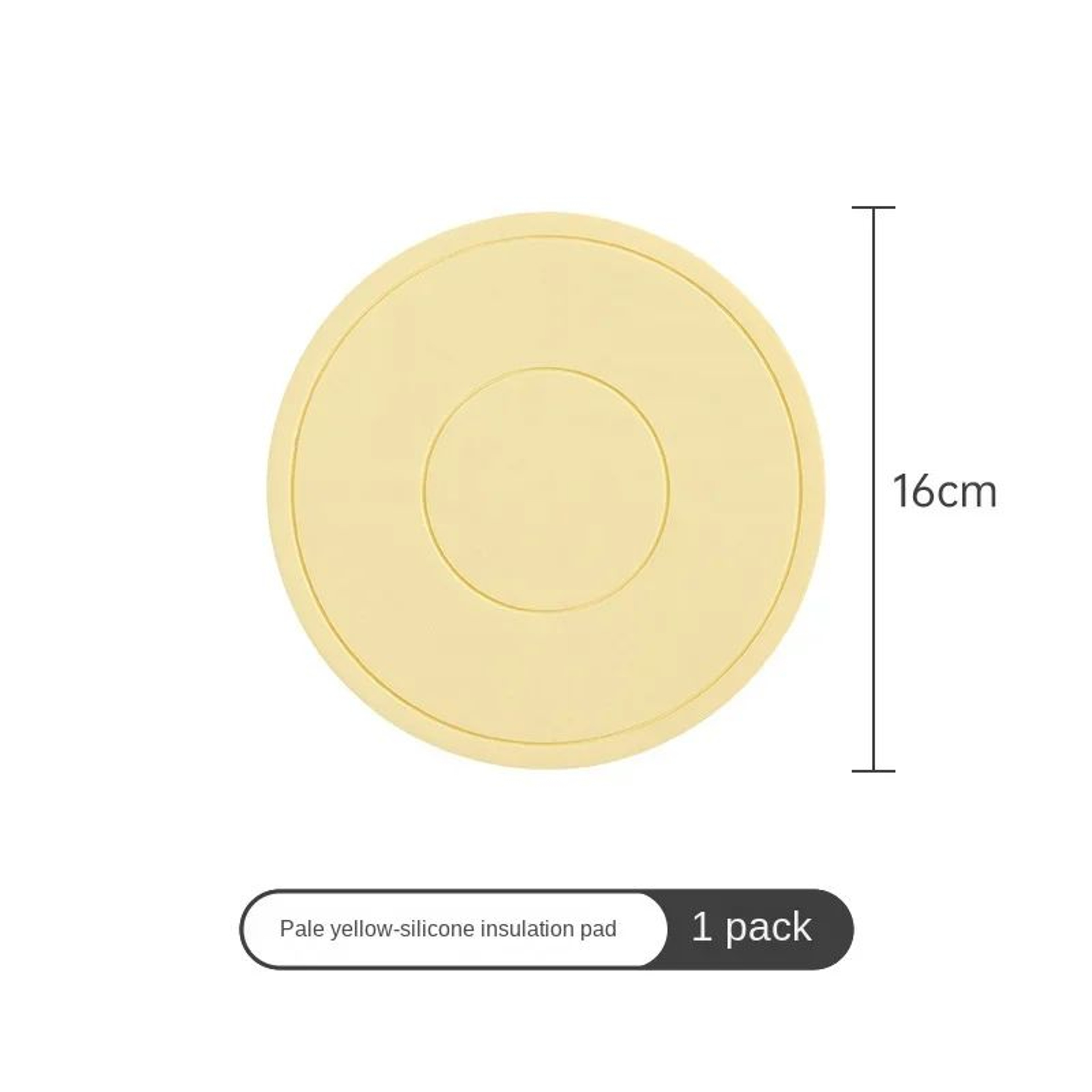 Round Silicone HeatResistant Coaster Mat  Thickened Microwave  Table Protection Placemat 8