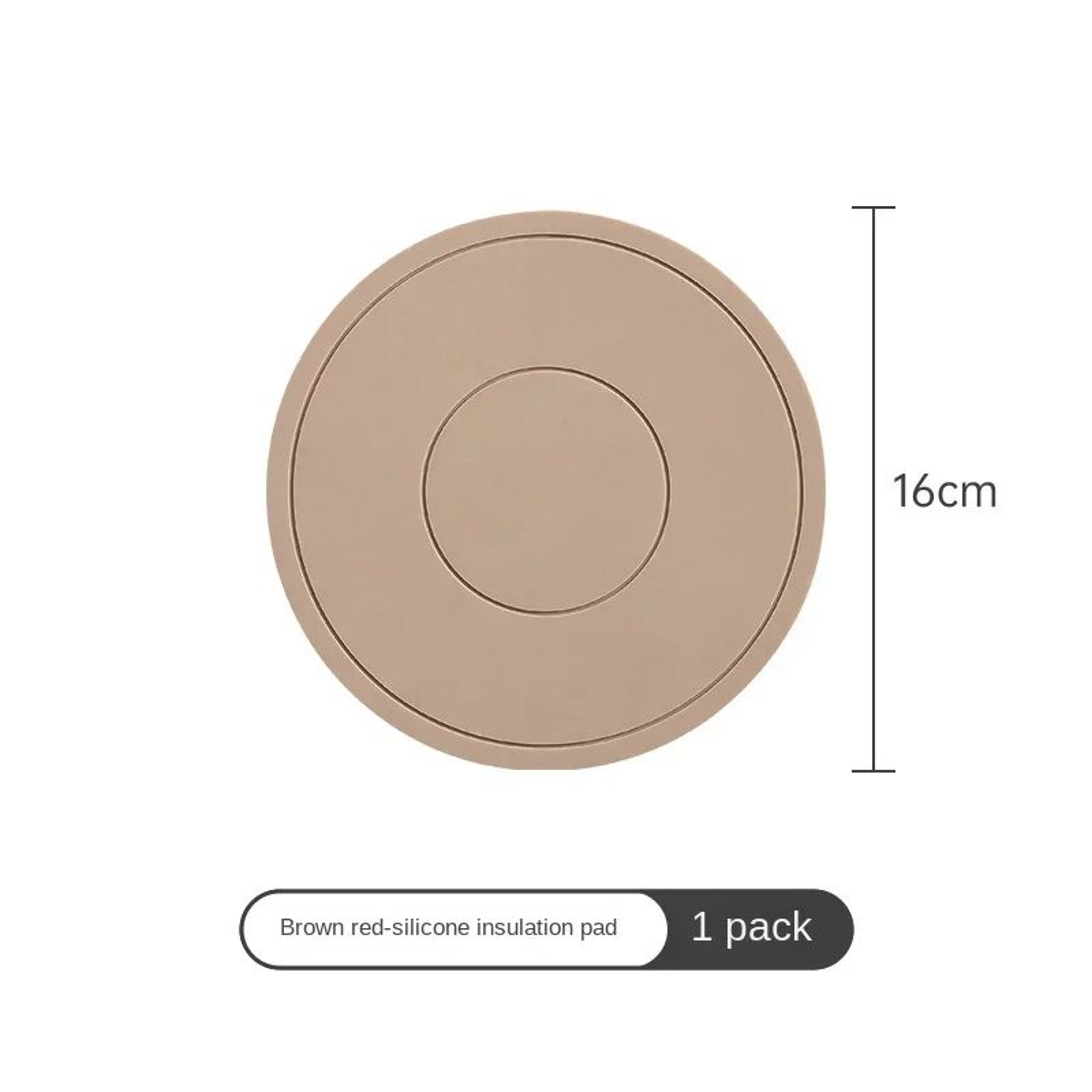 Round Silicone HeatResistant Coaster Mat  Thickened Microwave  Table Protection Placemat 11