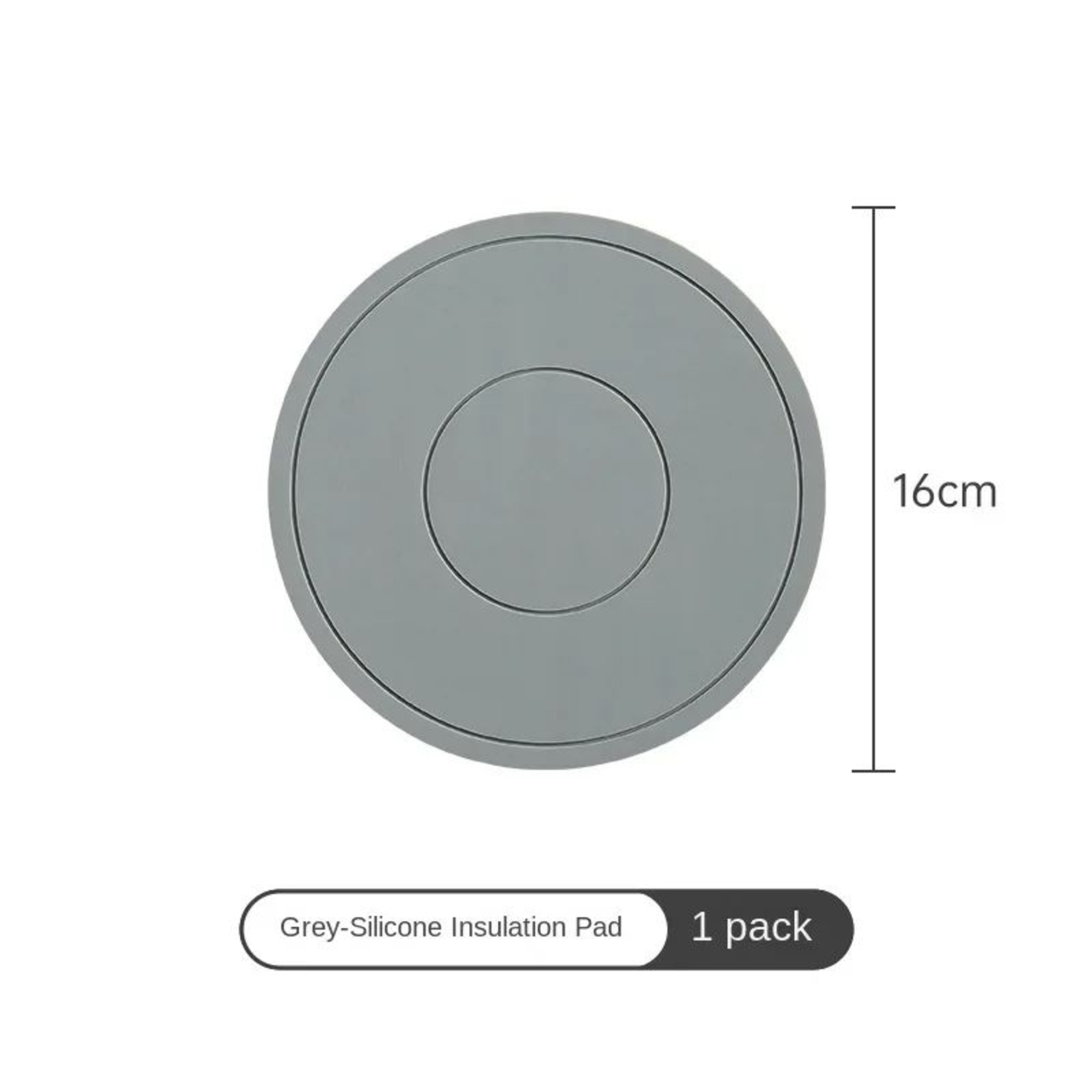 Round Silicone HeatResistant Coaster Mat  Thickened Microwave  Table Protection Placemat 5