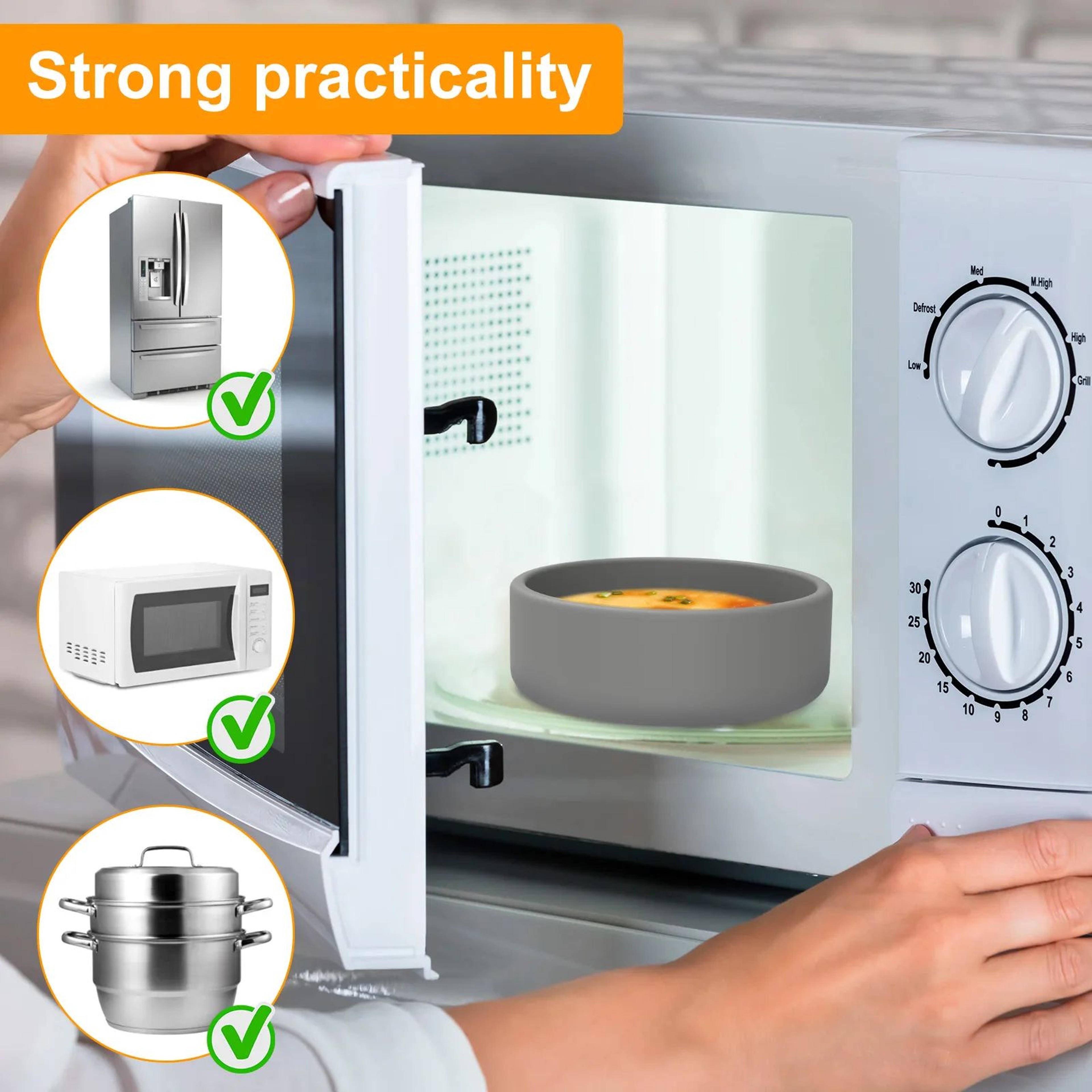 Silicone Air Fryer Egg Mold Cups  NonStick HeatResistant Egg Poacher  Baking Cups For Air Fryer Ove 2