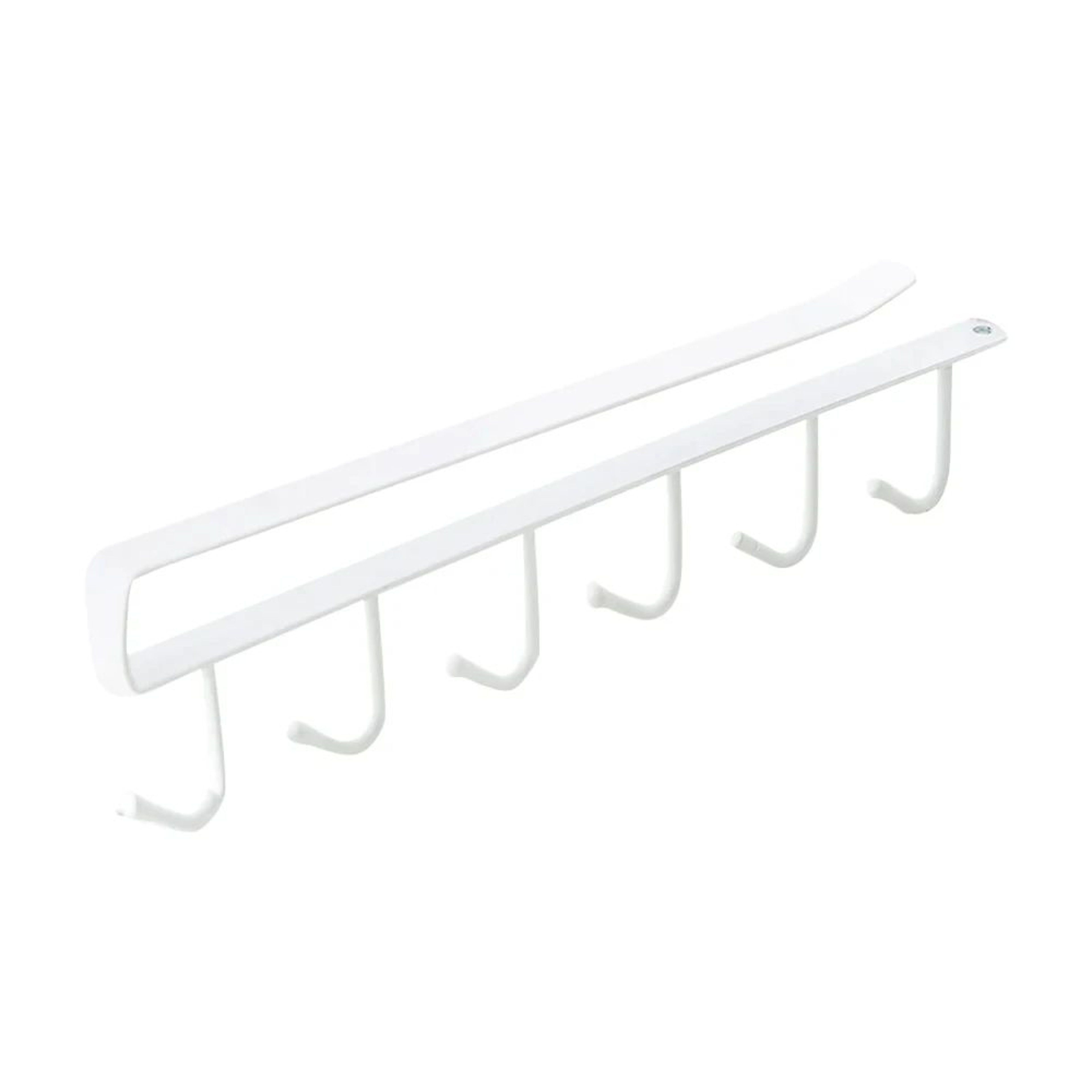 6Hook Under Cabinet Mug Holder Rack  Multifunction Kitchen Cup Organizer Shelf 6