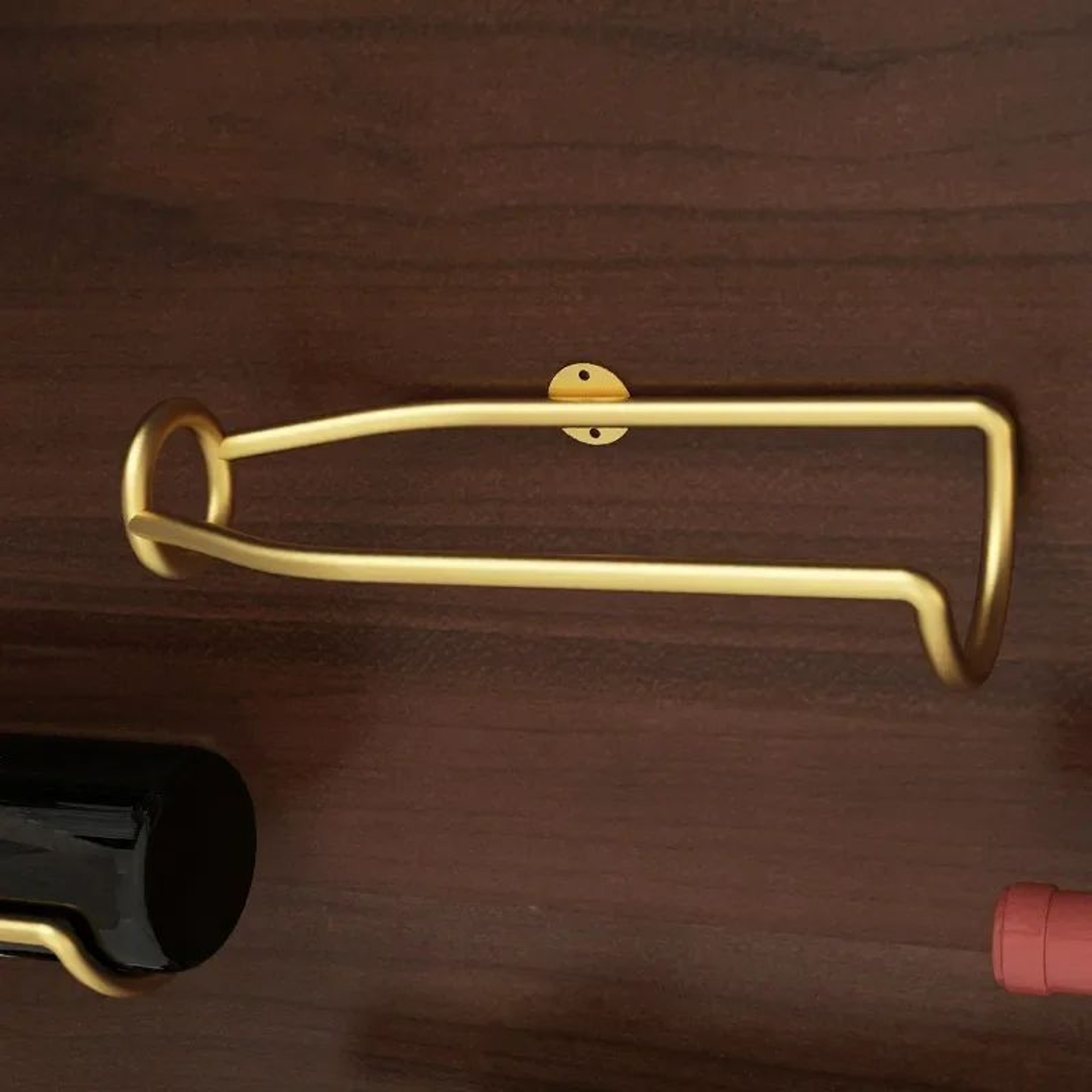 WallMounted Metal Wine Rack  Iron Bar Storage Holder For Wine Beer  Champagne Display 4