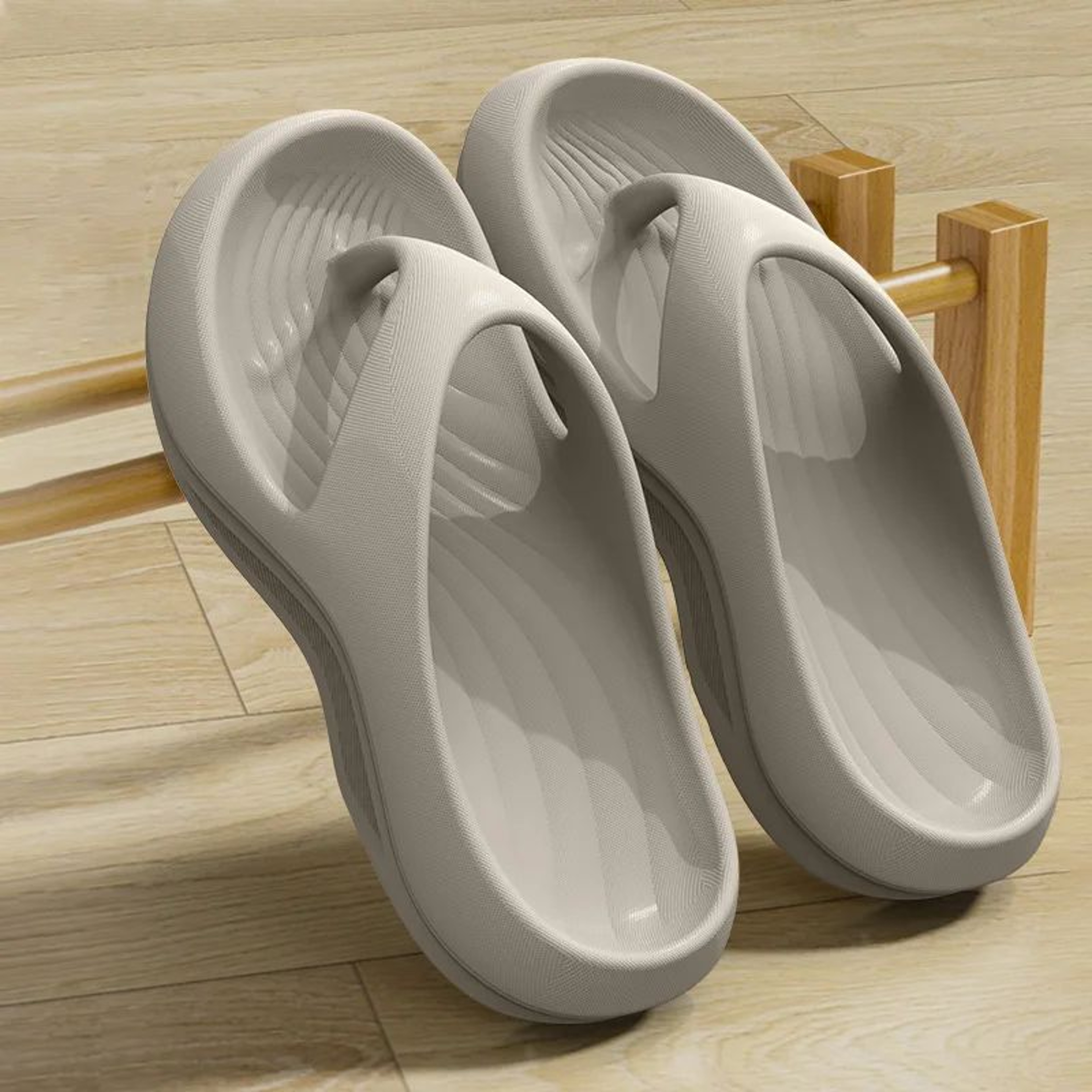 Mens Thick EVA Sole Slippers  AntiSlip OdorFree Comfortable Outdoor Slides 3