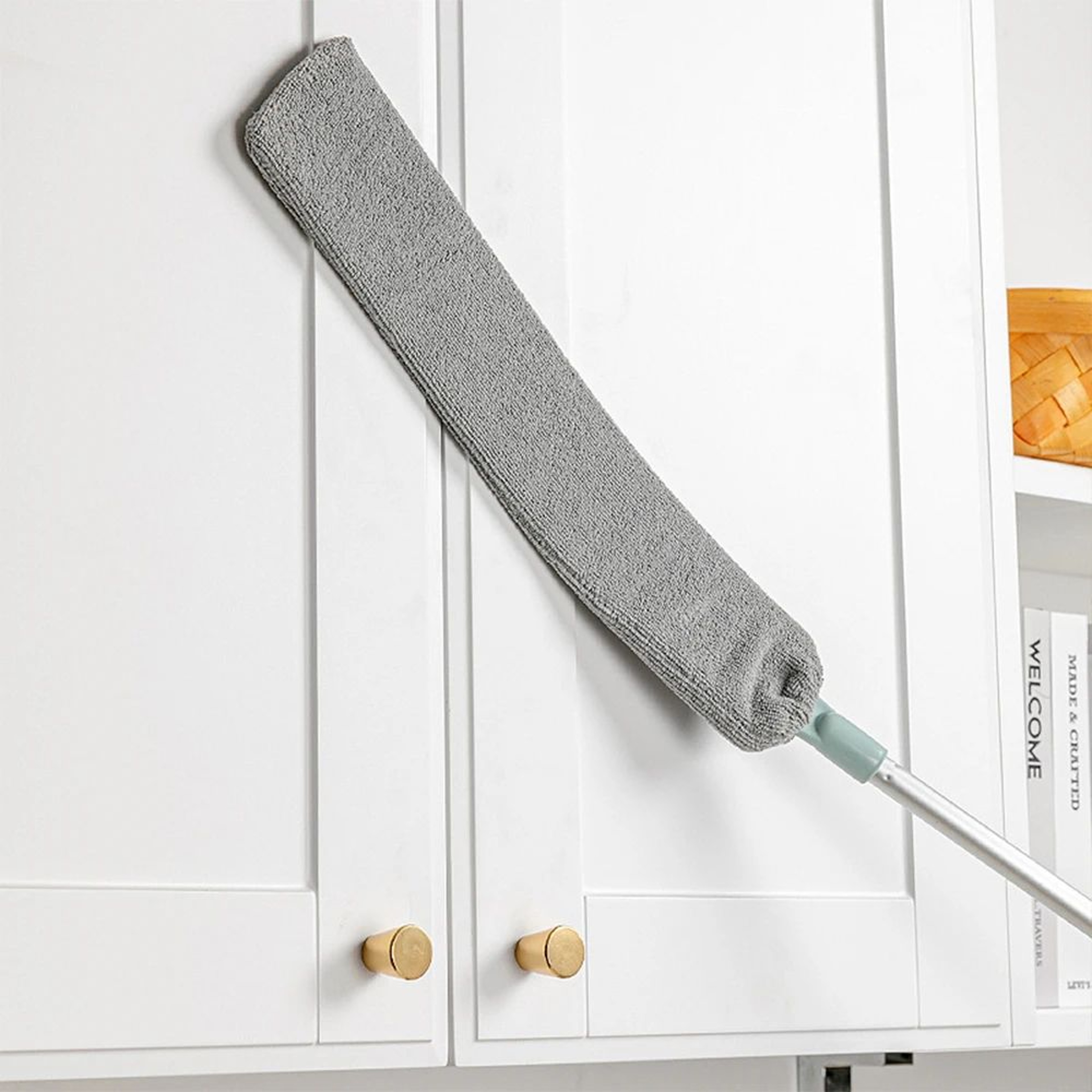 FlexReach Telescopic Gap Dust Brush  Extendable Microfiber Cleaner For Sofa Bed  HardtoReach Spaces 2