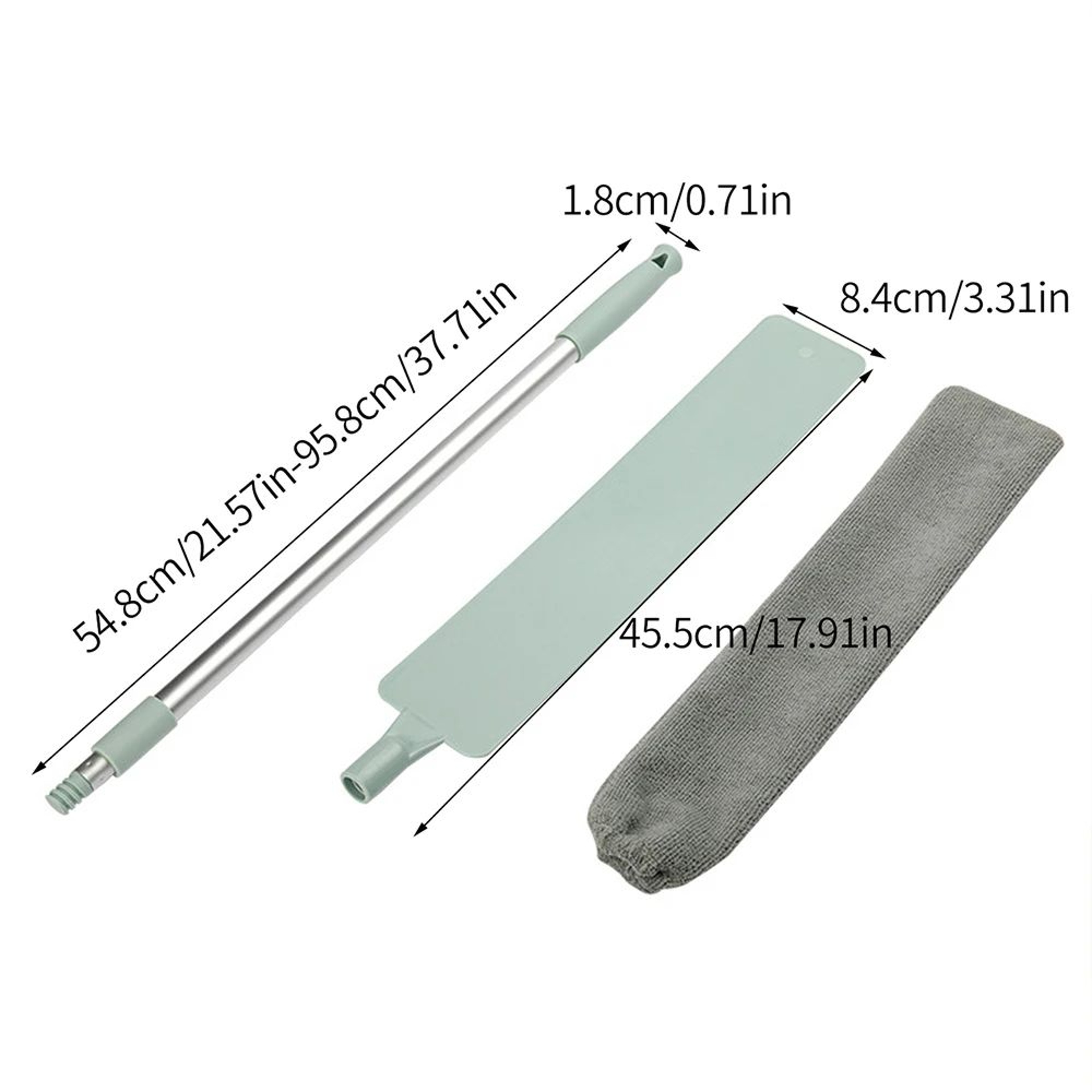 FlexReach Telescopic Gap Dust Brush  Extendable Microfiber Cleaner For Sofa Bed  HardtoReach Spaces 4