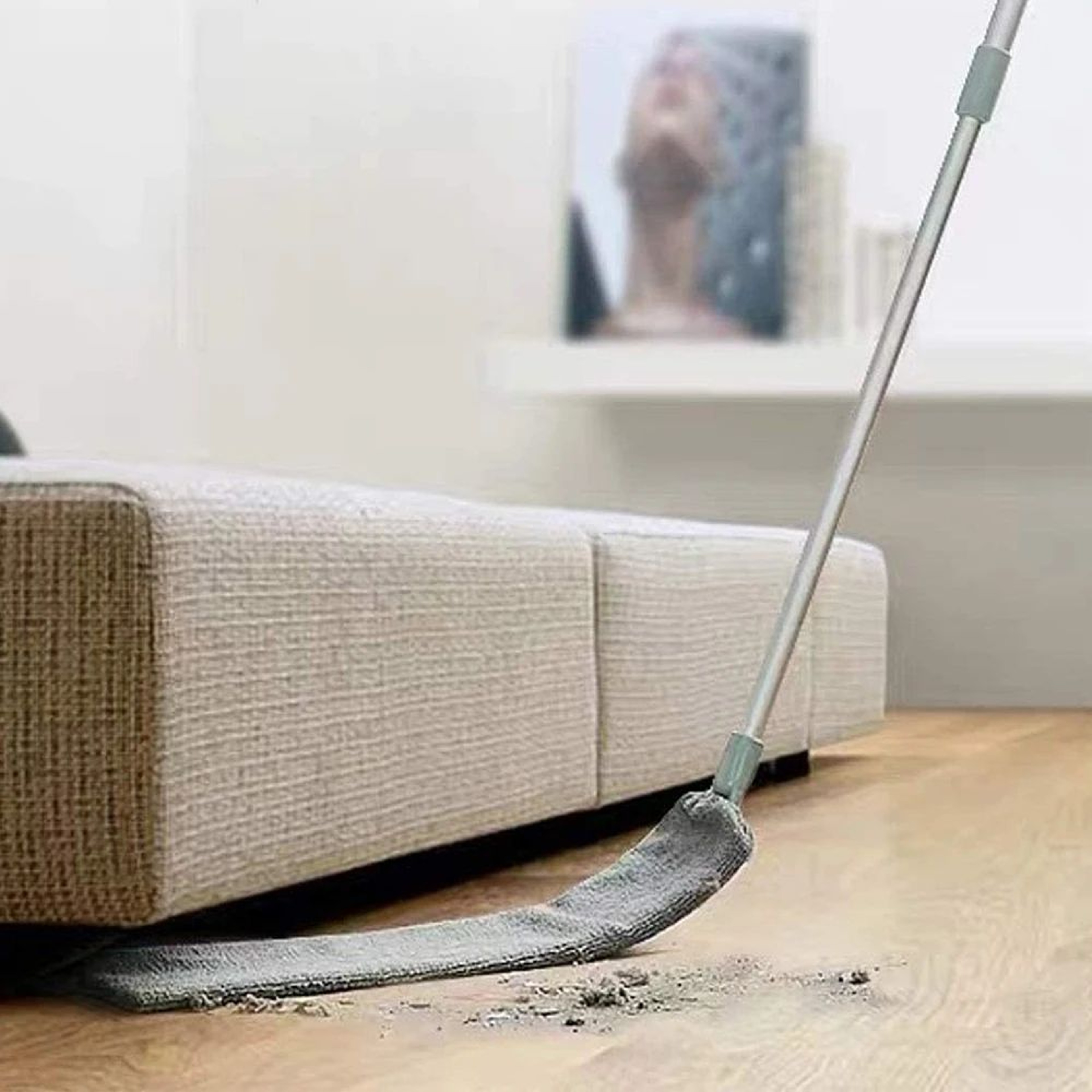 FlexReach Telescopic Gap Dust Brush  Extendable Microfiber Cleaner For Sofa Bed  HardtoReach Spaces 1