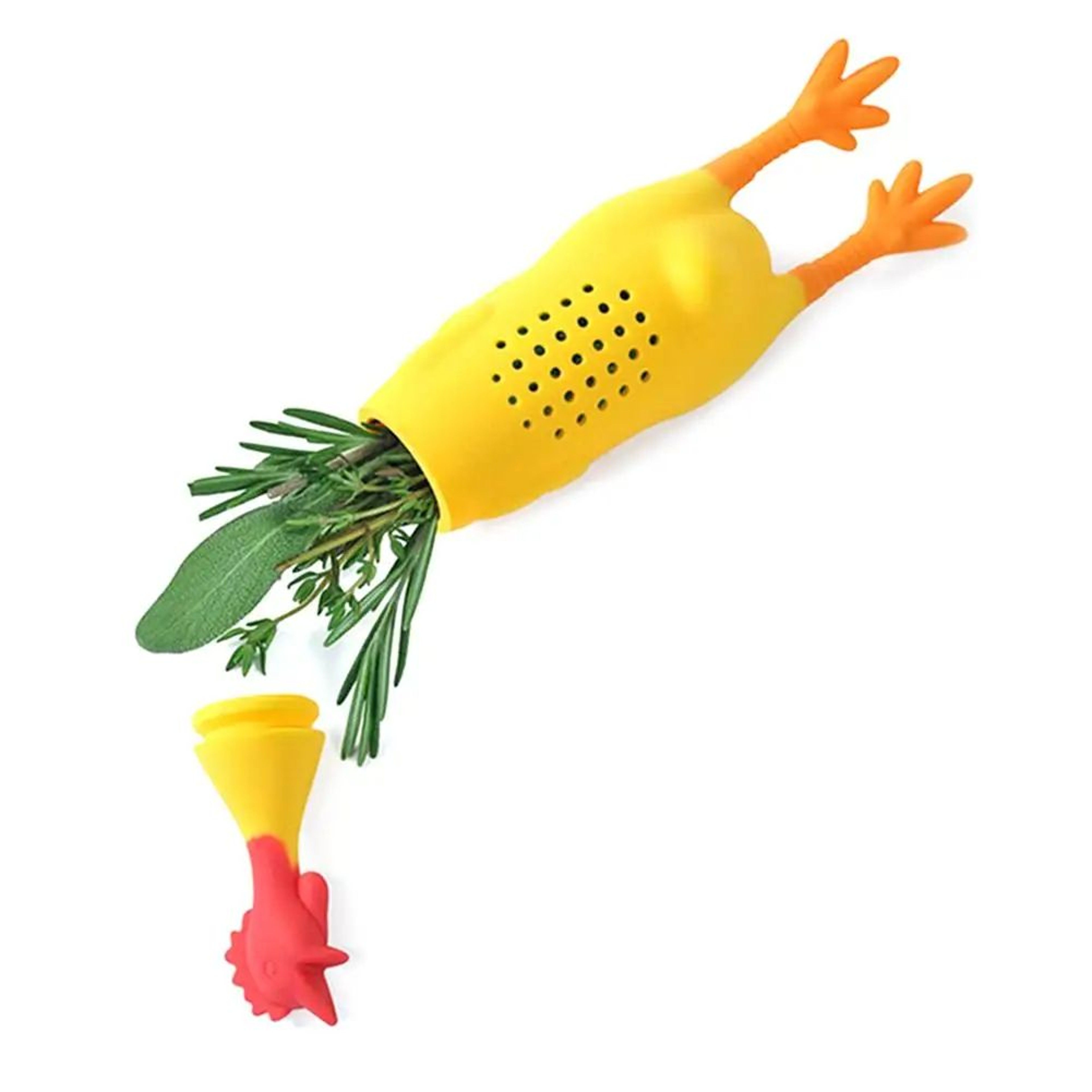 CluckInfuse Silicone Chicken Herb Infuser  Fun Soup  Stew Seasoning Filter Kitchen Gadget 2