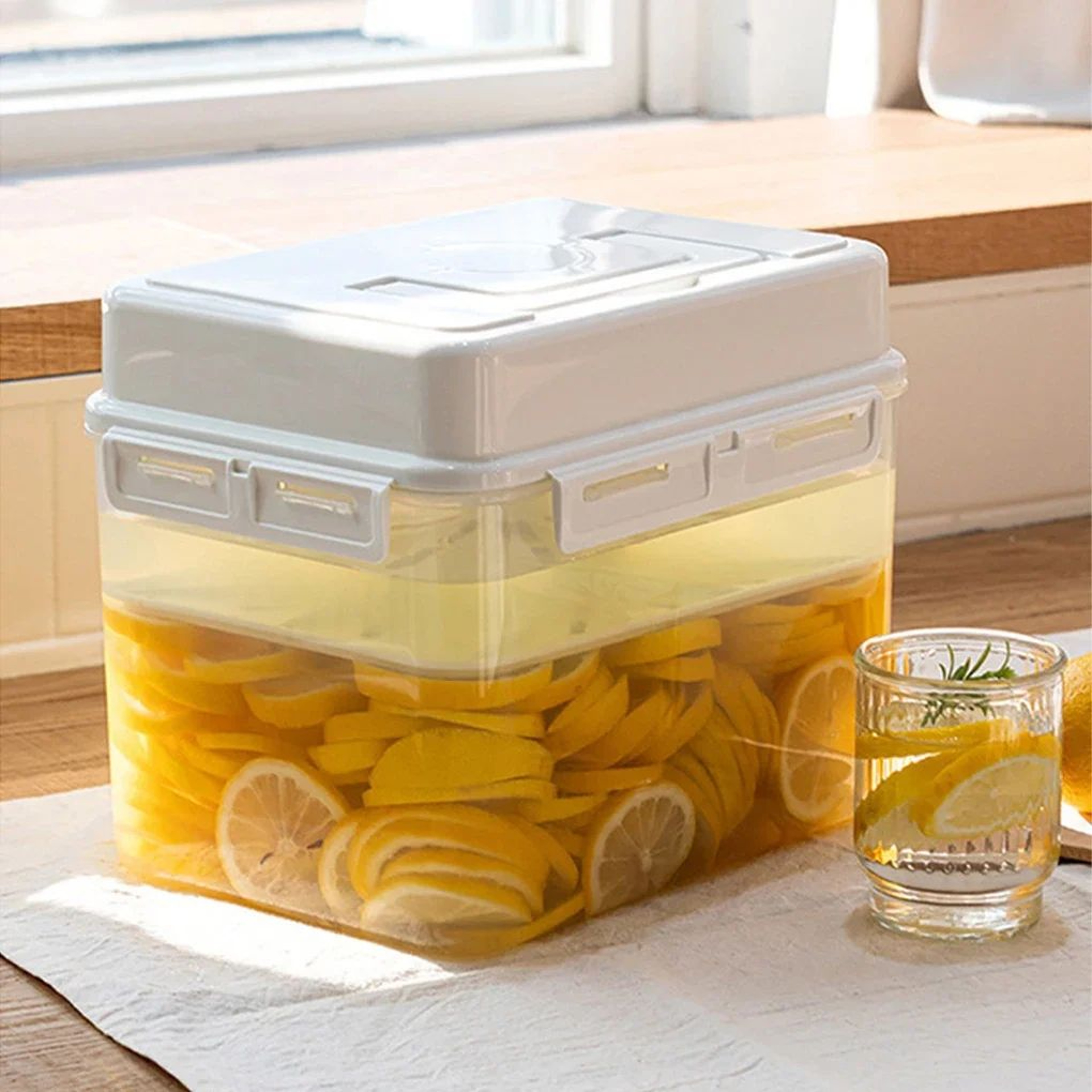 Leakproof Pickle Jar With Press Plate  Airtight Kimchi  Fermentation Storage Container 1