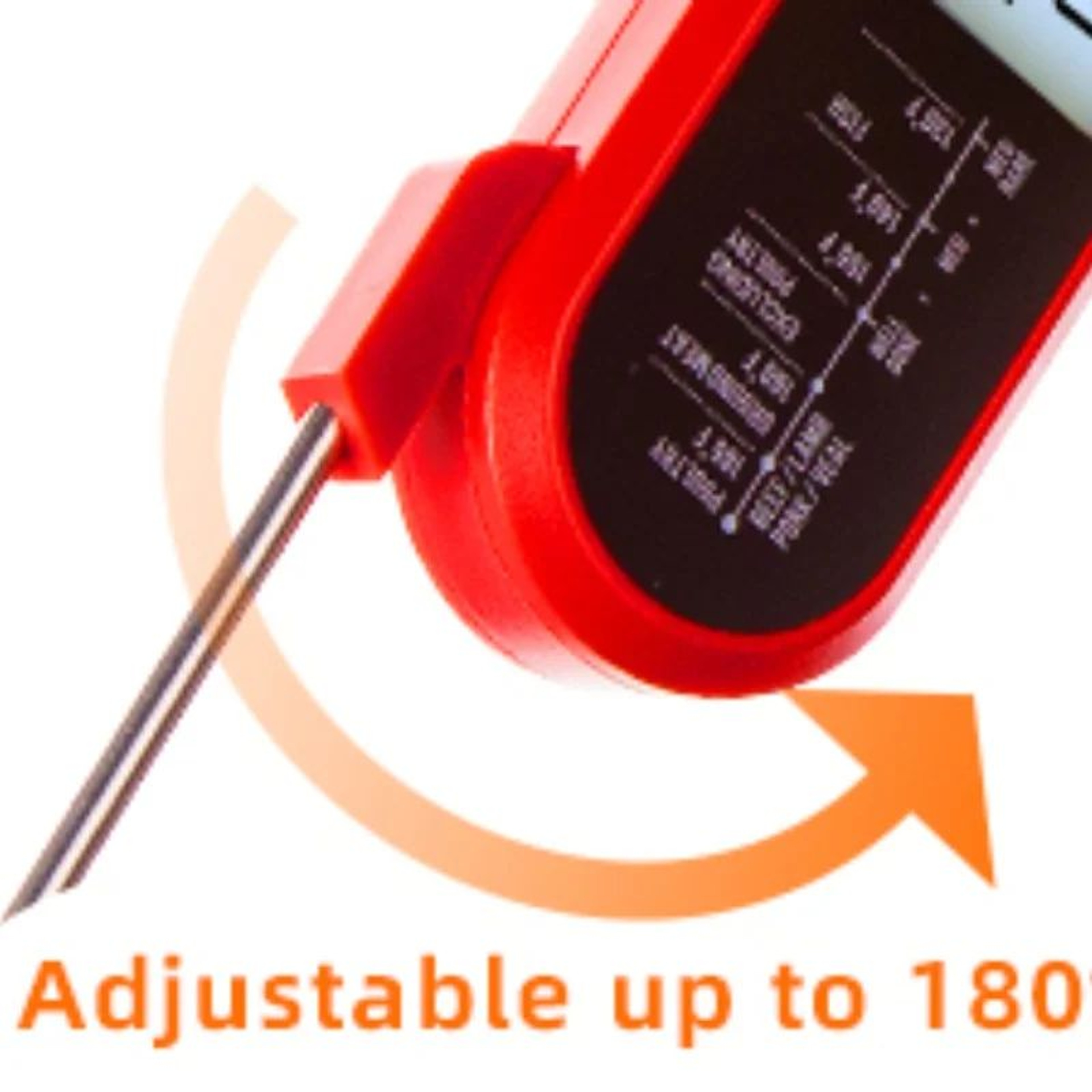 DualProbe Digital Meat Thermometer With Waterproof Design Rotating LCD Screen  Smart Temperature Al 3