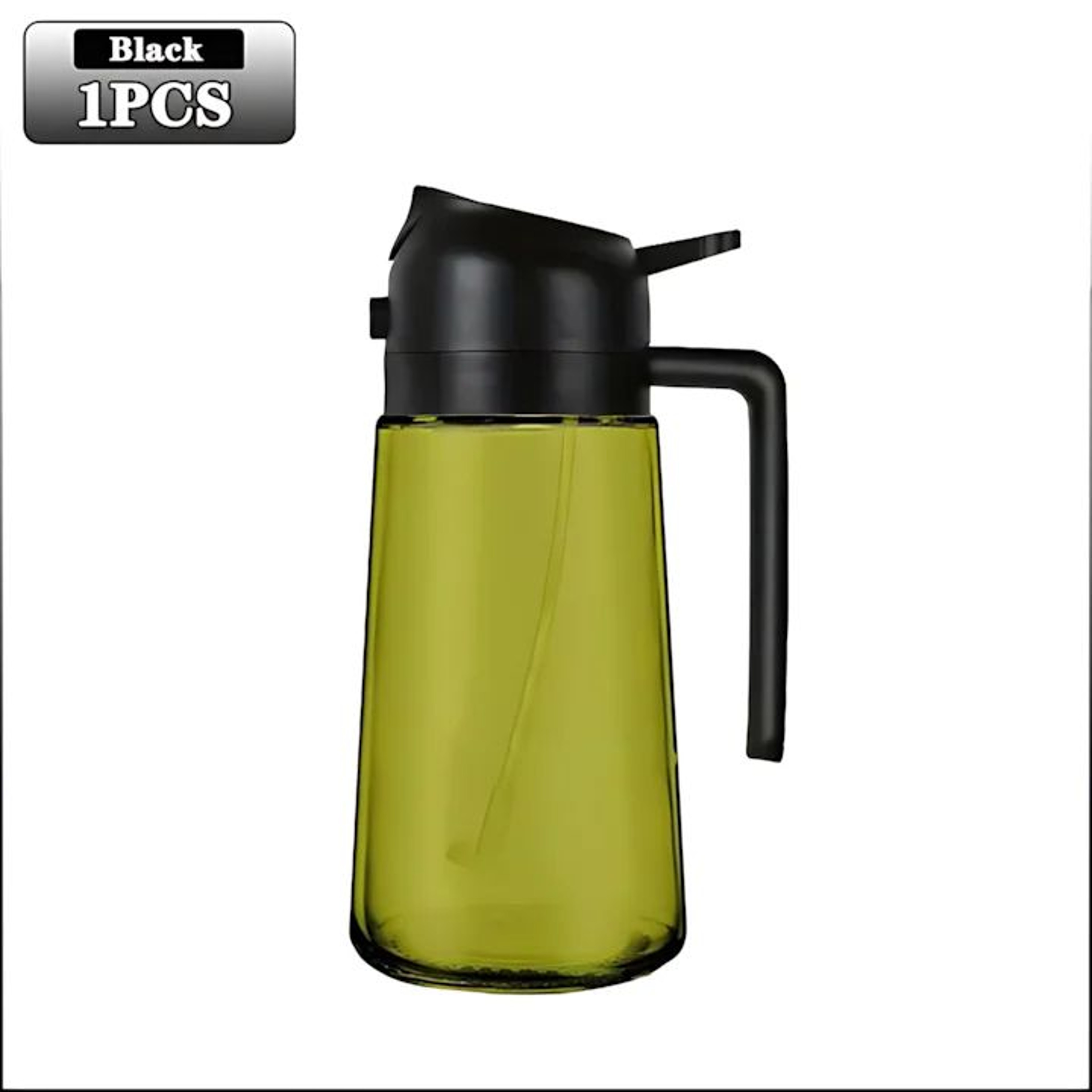 2in1 Dark Glass Oil Sprayer  Dispenser  Lightproof Olive Oil Mister For Cooking Salads  BBQ 9
