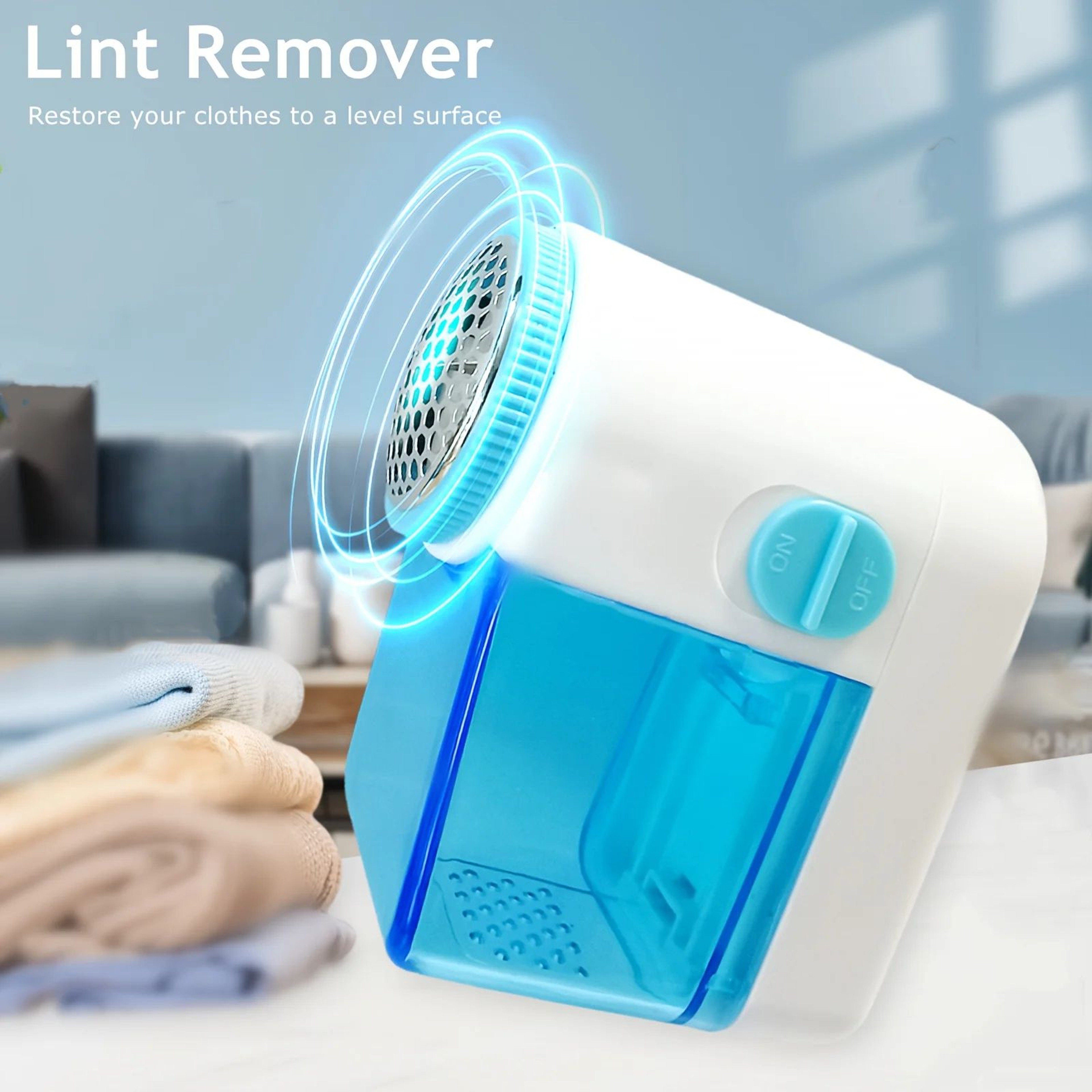 Electric Fabric Lint Remover  BatteryPowered Clothes  Furniture Hairball Shaver 0