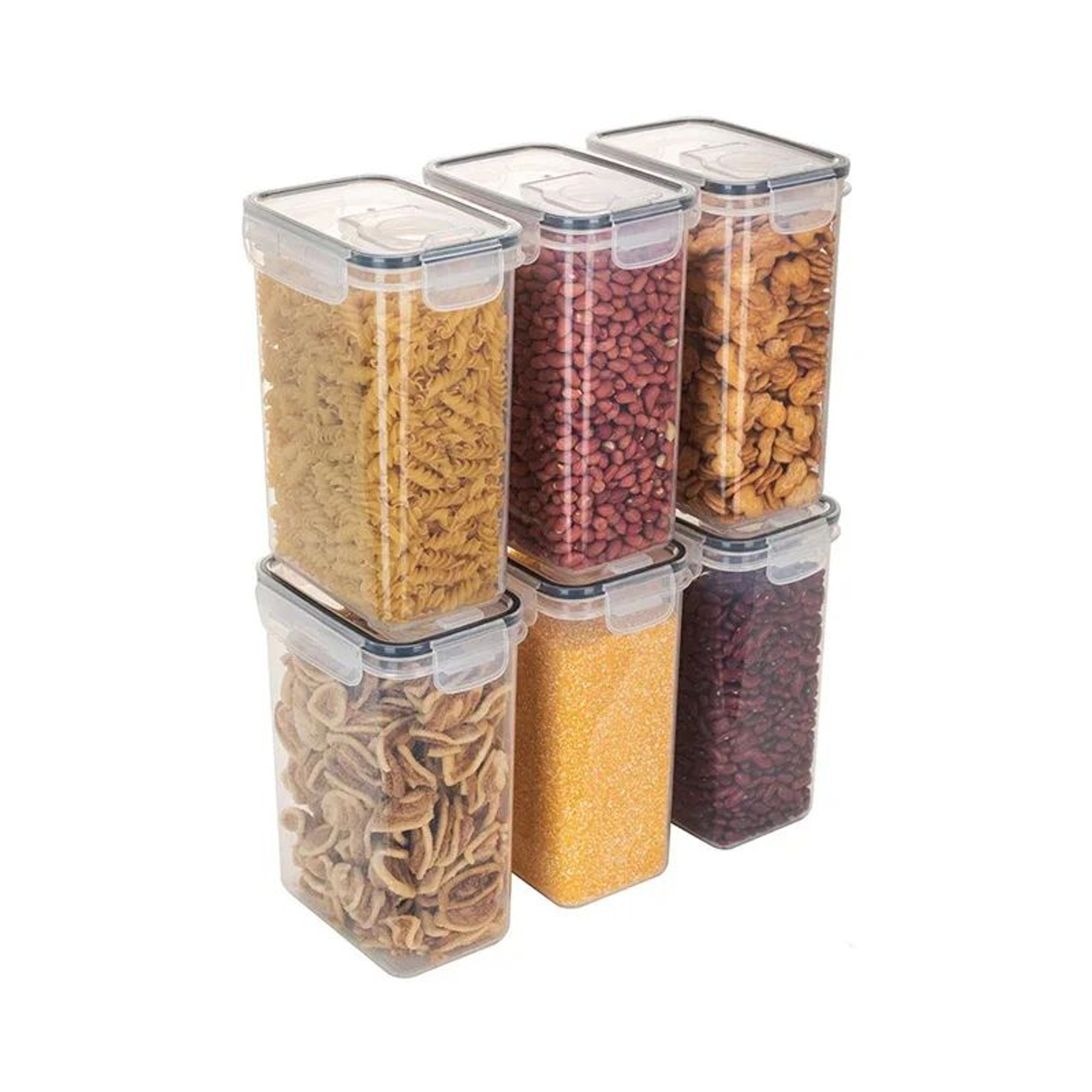 6763 Fl Oz Airtight Cereal Storage Container  Moisture  InsectProof Transparent Rice  Food Storage  1