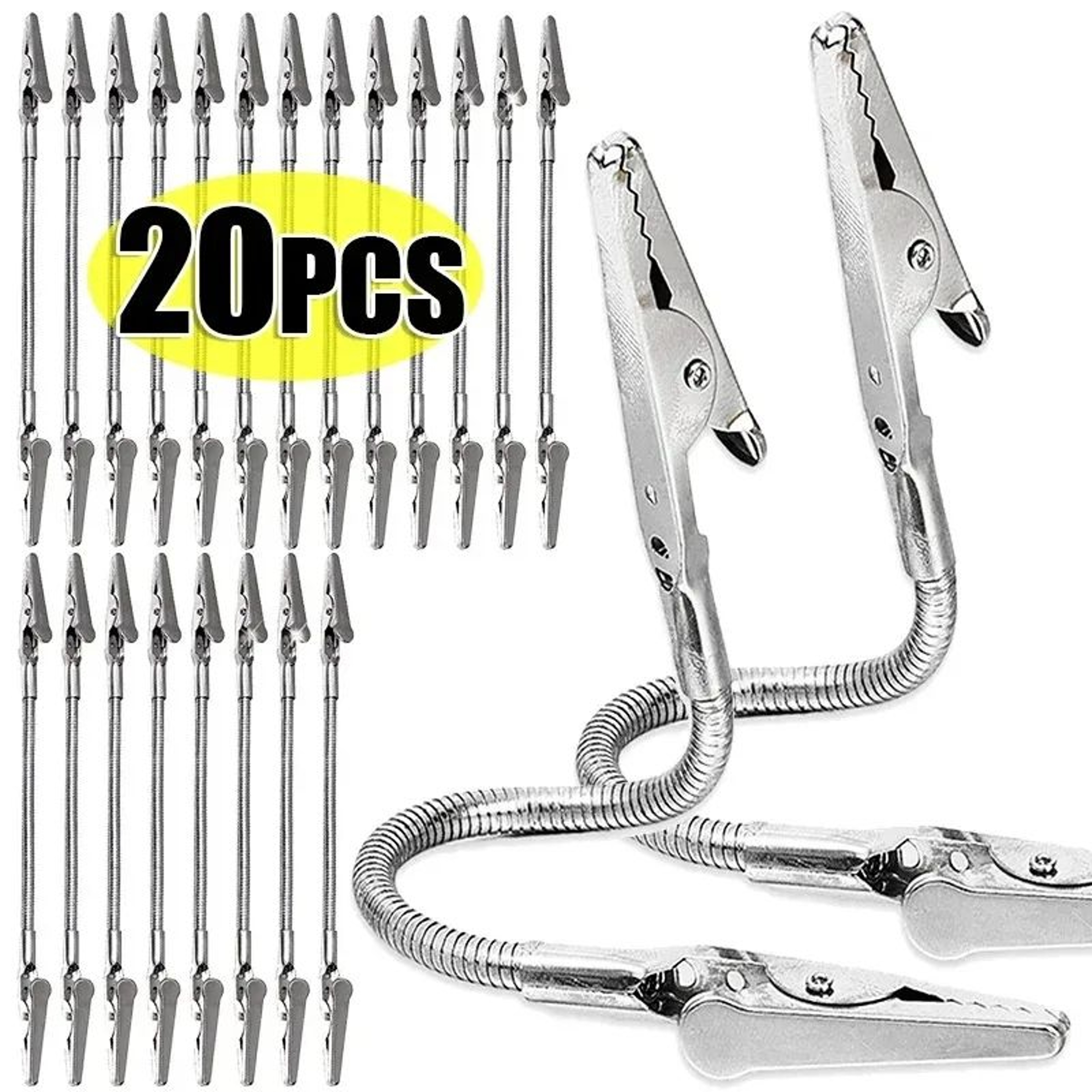 Stainless Steel Long Tail Clip Clamp  MultiPurpose Photo Holder  Desk Organizer For Home Office  Sc 0
