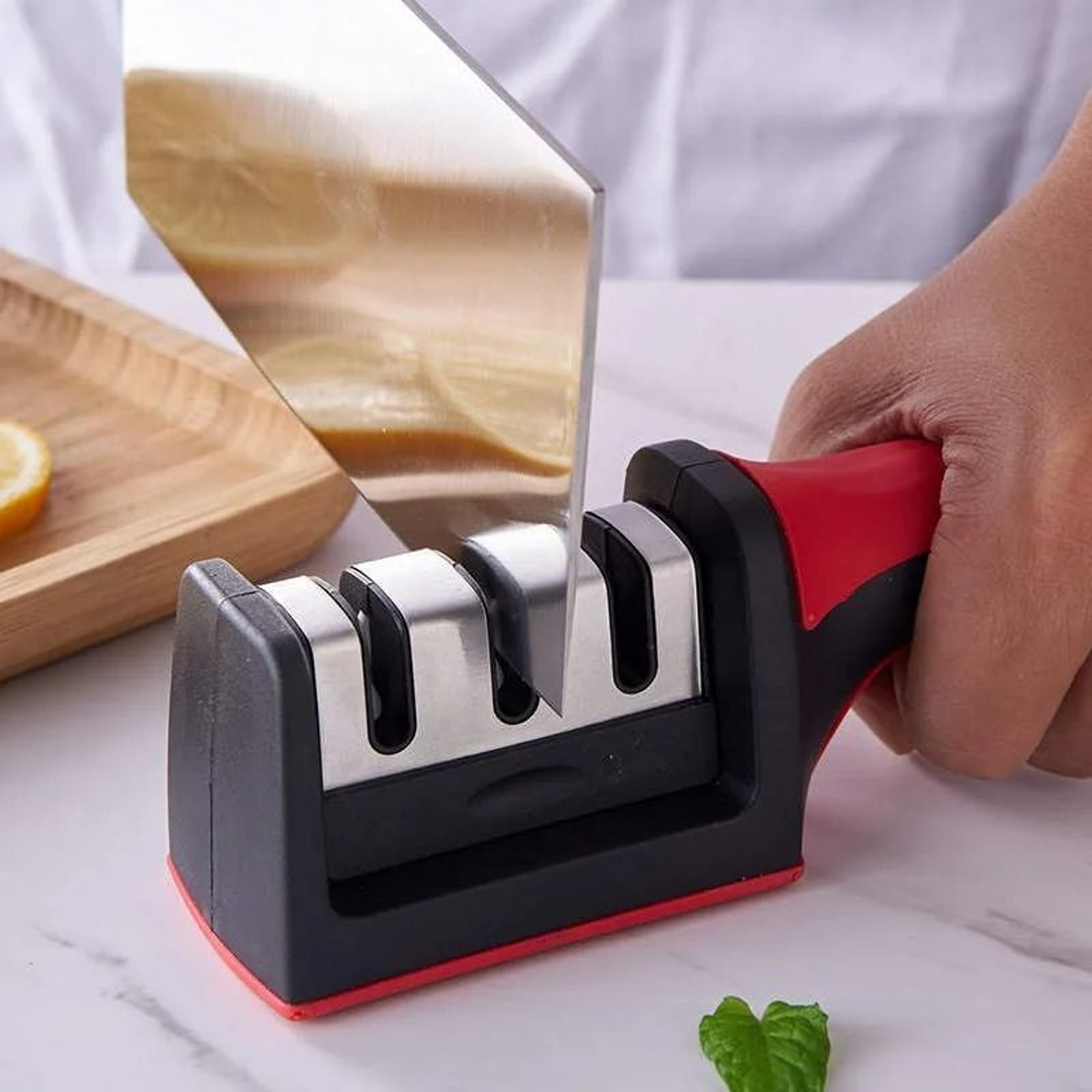 EdgeMaster 3Stage Knife Sharpener  Diamond  Ceramic Rod System With NonSlip Base 11