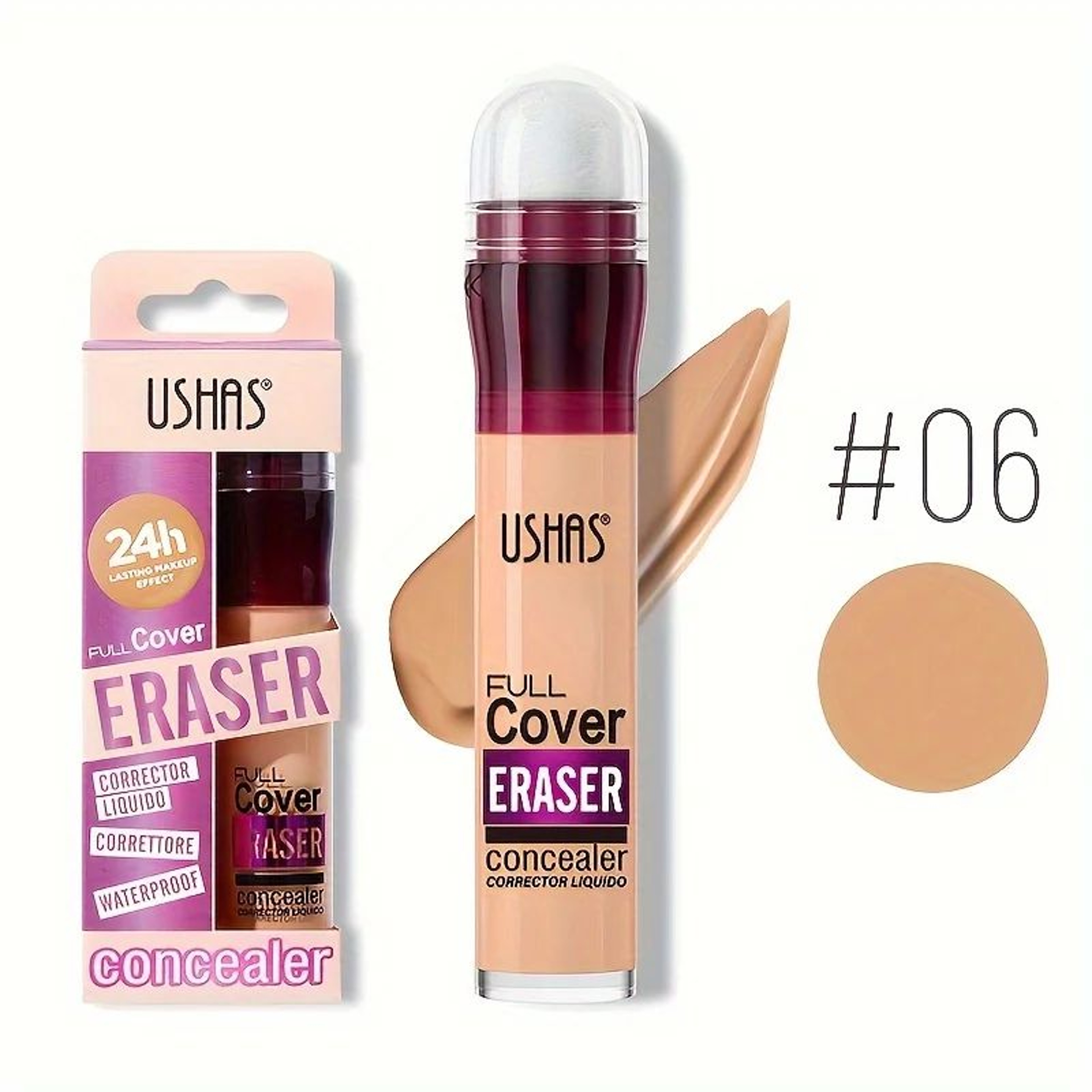 FlawlessCover Sponge Tip Concealer  LongLasting Liquid Foundation For Dark Circles  Blemishes 11