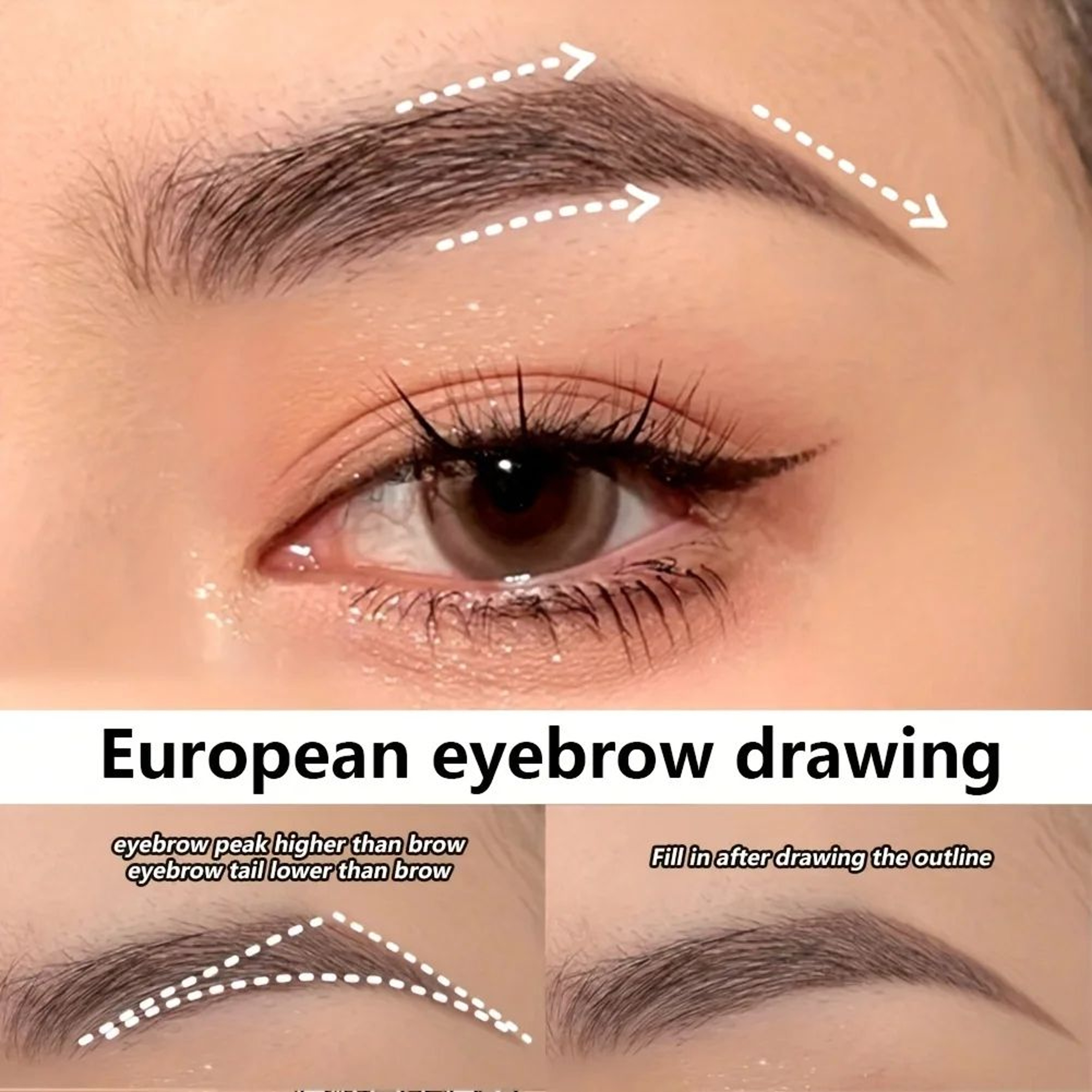 BrowDefine UltraFine Eyebrow Pen  Waterproof SmudgeProof Liquid Brow Pencil With HairLike Strokes 0