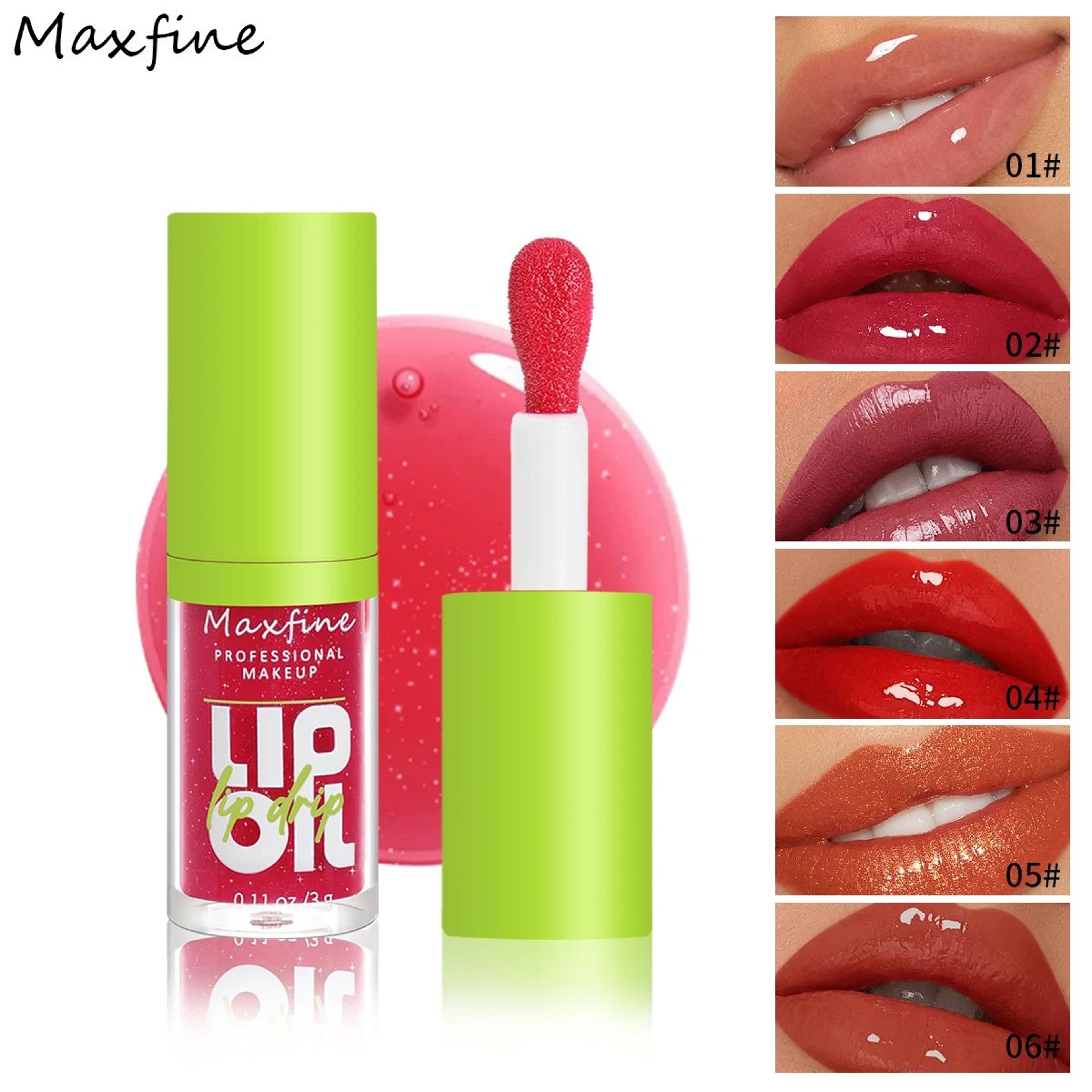 GlowLuxe 6Tone Moisturizing Lip Gloss Set  Hydrating Luminous Shine Lip Oil Collection 0