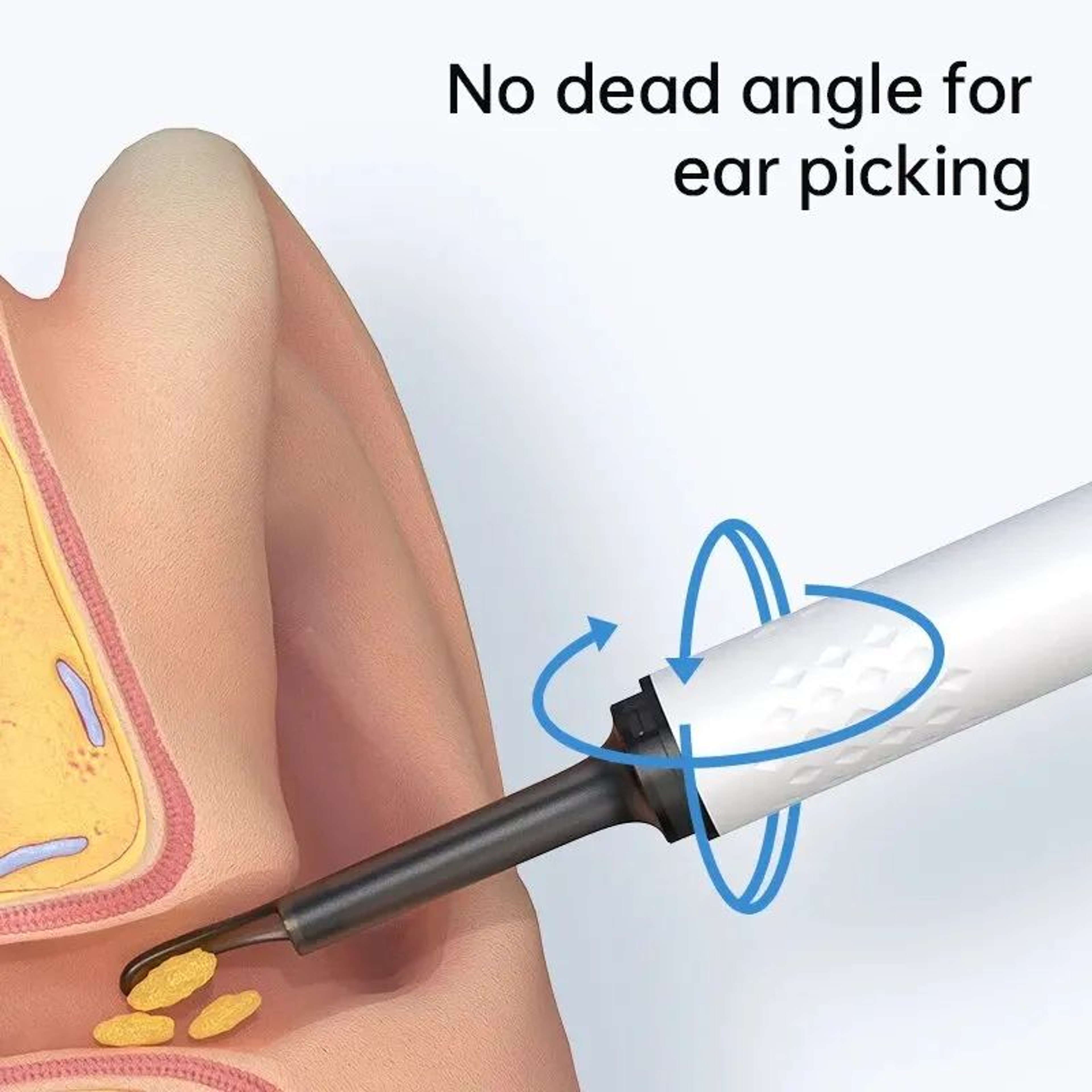ClearView WiFi Ear Cleaner Camera  HD Otoscope Ear Wax Removal Tool With LED Lights 1