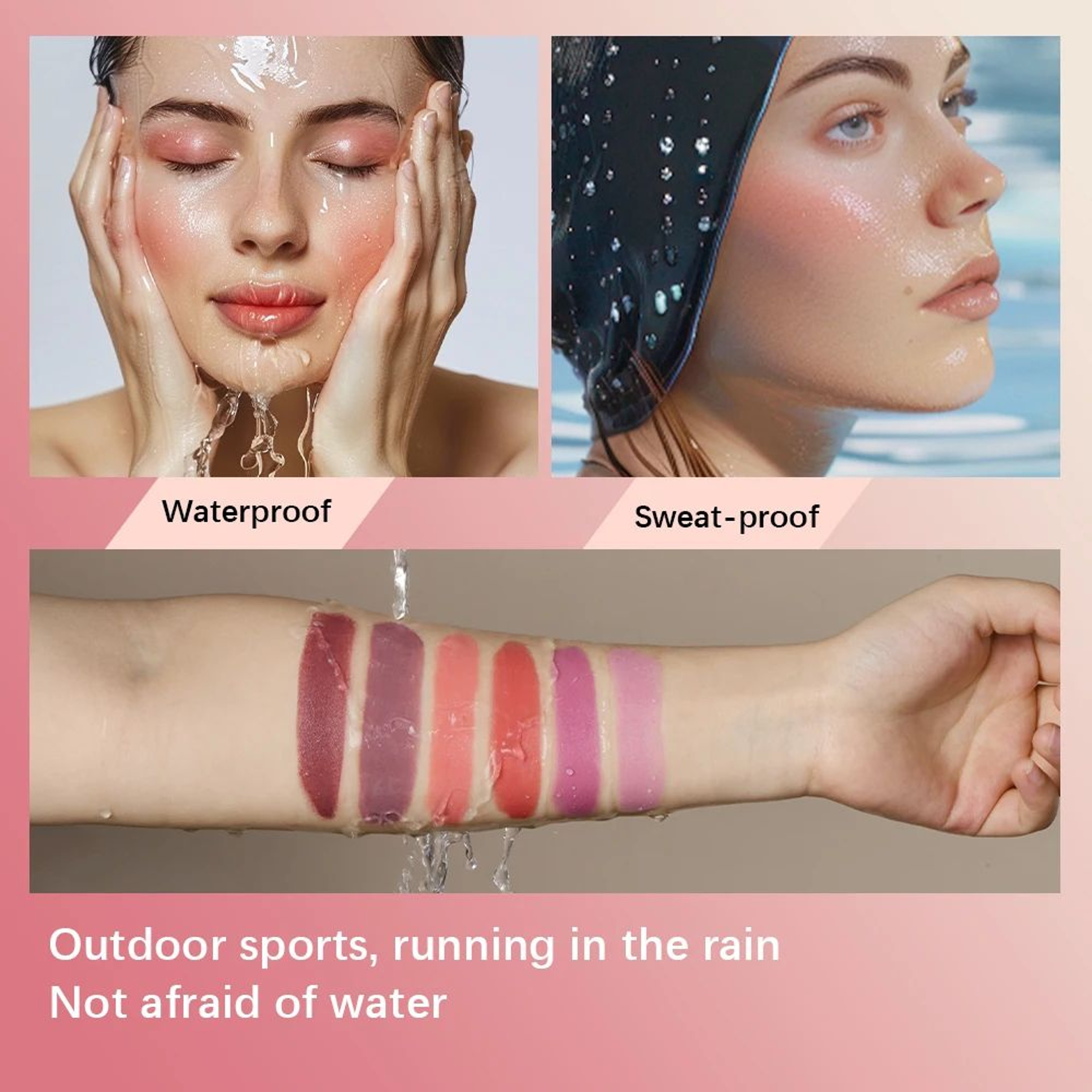 GlowFusion 3in1 Cream Blush Stick  Hydrating Lip  Cheek Tint With Radiant Finish 0