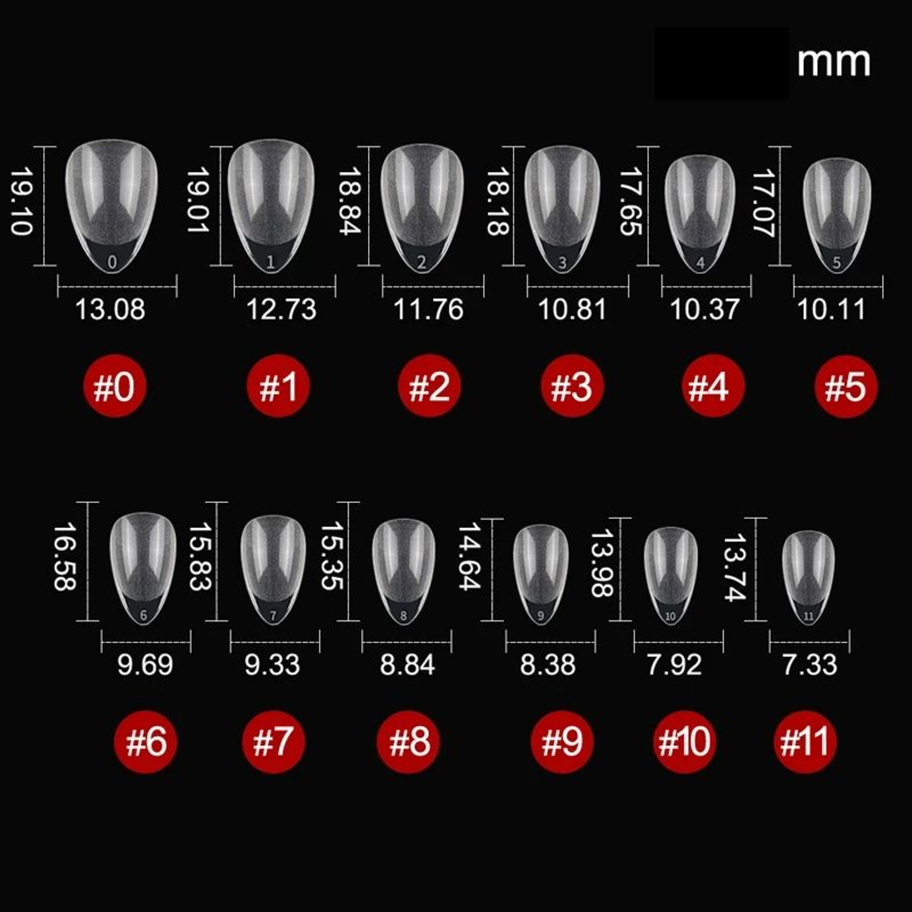 FlexiFit XXS Almond Soft Gel Nail Tips  120pcs Short PressOn Gel X Full Cover Artificial Nails 4