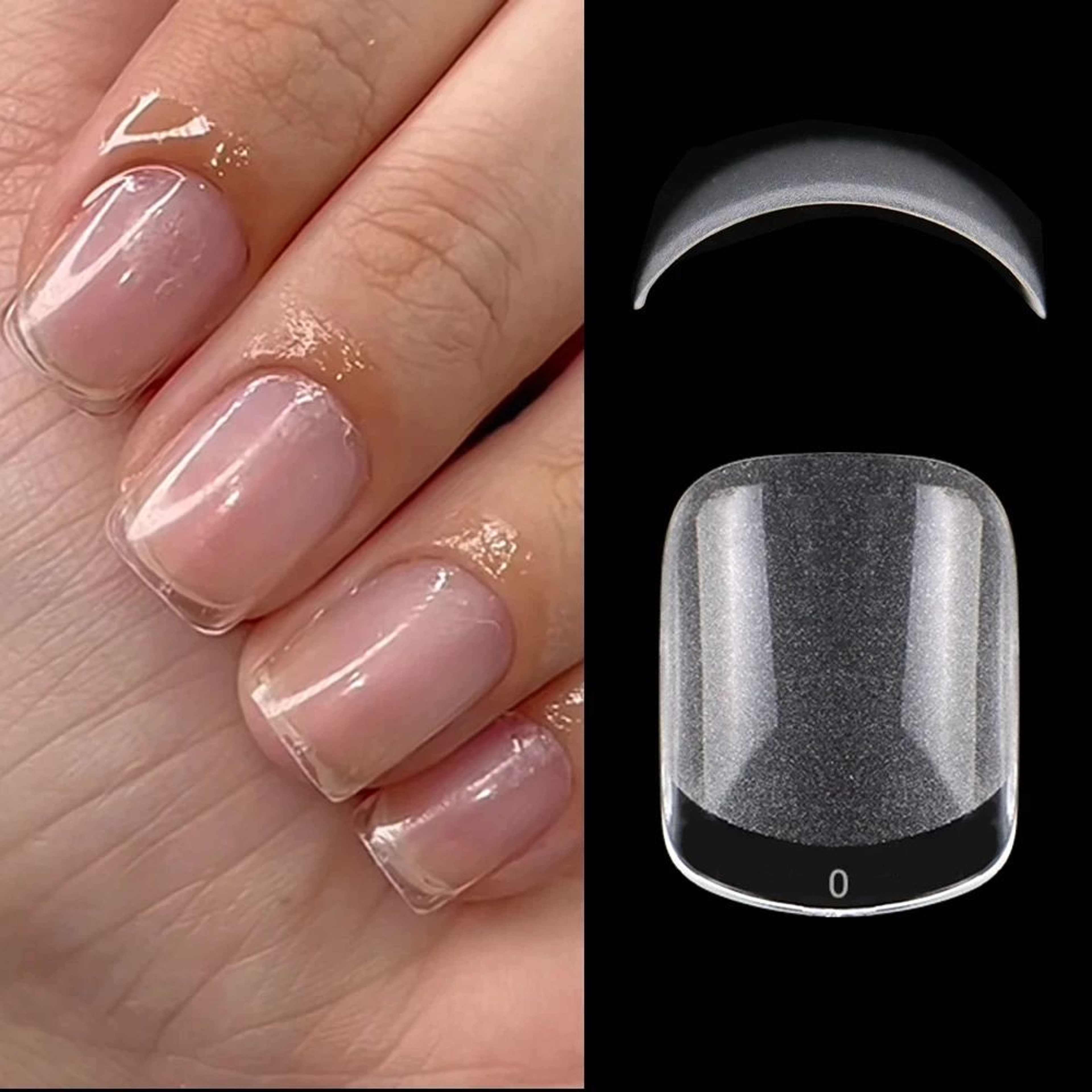 FlexiFit XXS Almond Soft Gel Nail Tips  120pcs Short PressOn Gel X Full Cover Artificial Nails 9
