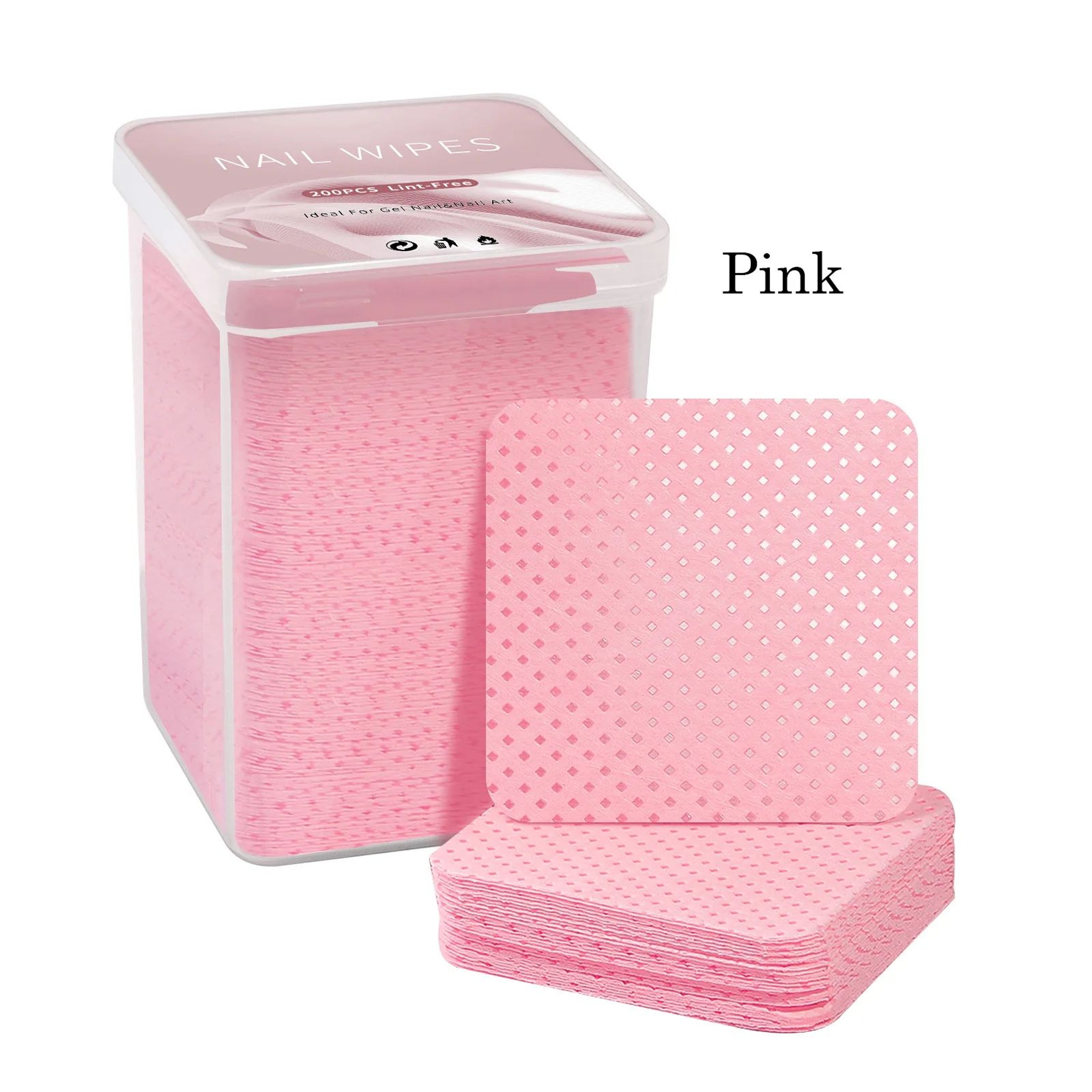 ProClean LintFree Nail Wipes  UV Gel Polish Remover Cotton Pads For Nail Art Cleaning 12