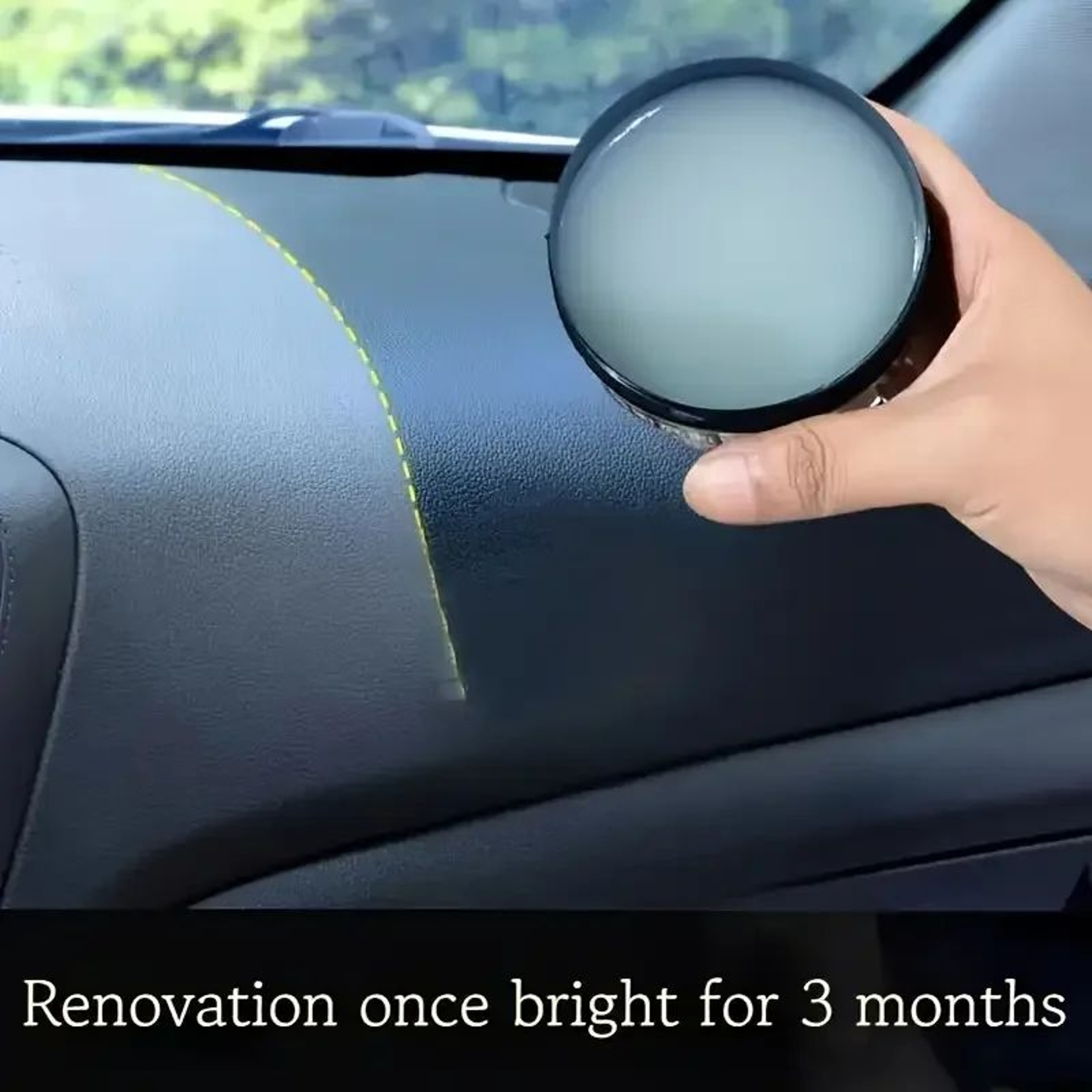 Crystal Clear Car Plastic Restorer  Interior Panel Renewal Wax  Protective Polishing Coating 2